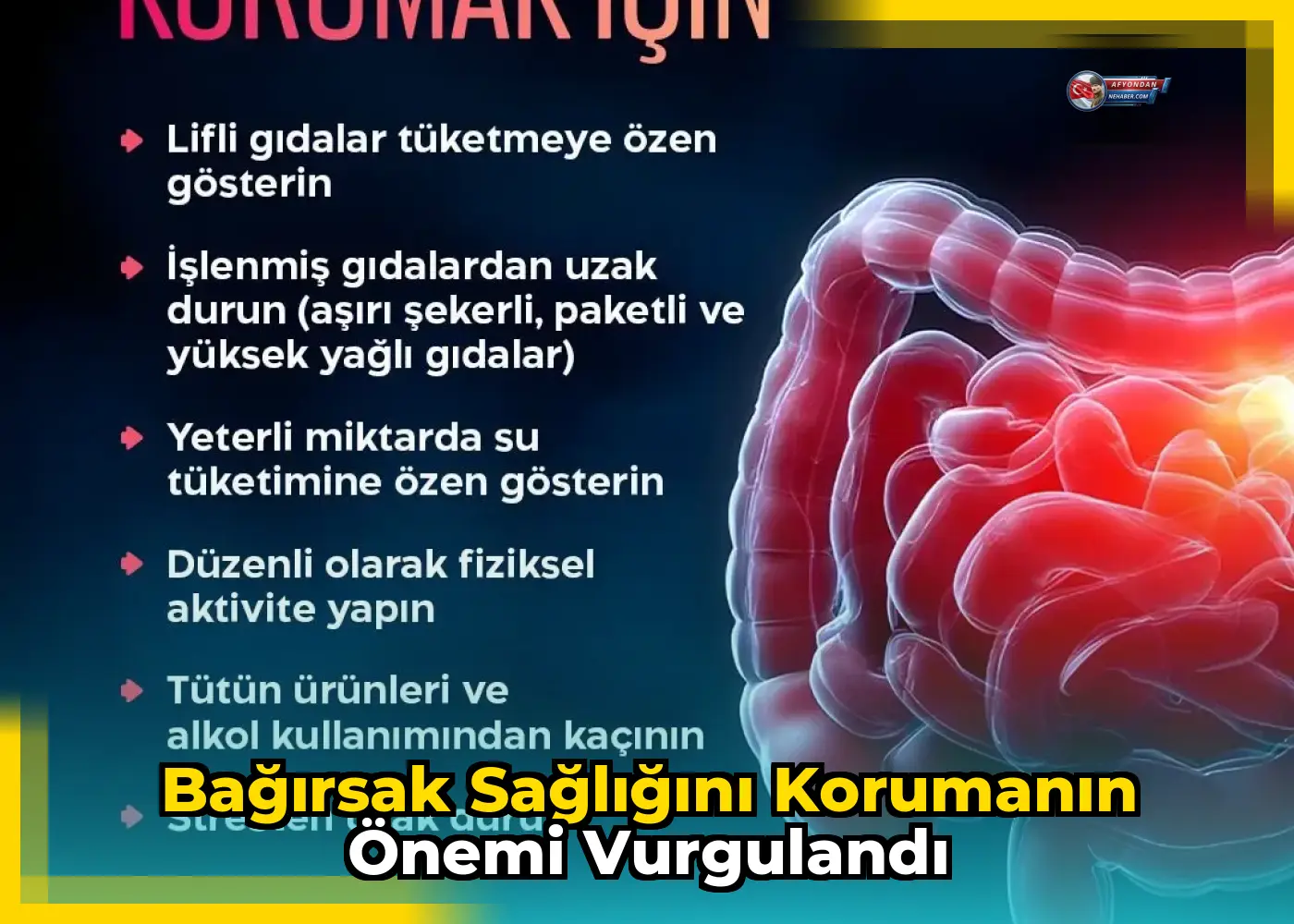 Bağırsak sağlığını korumanın önemi vurgulandı