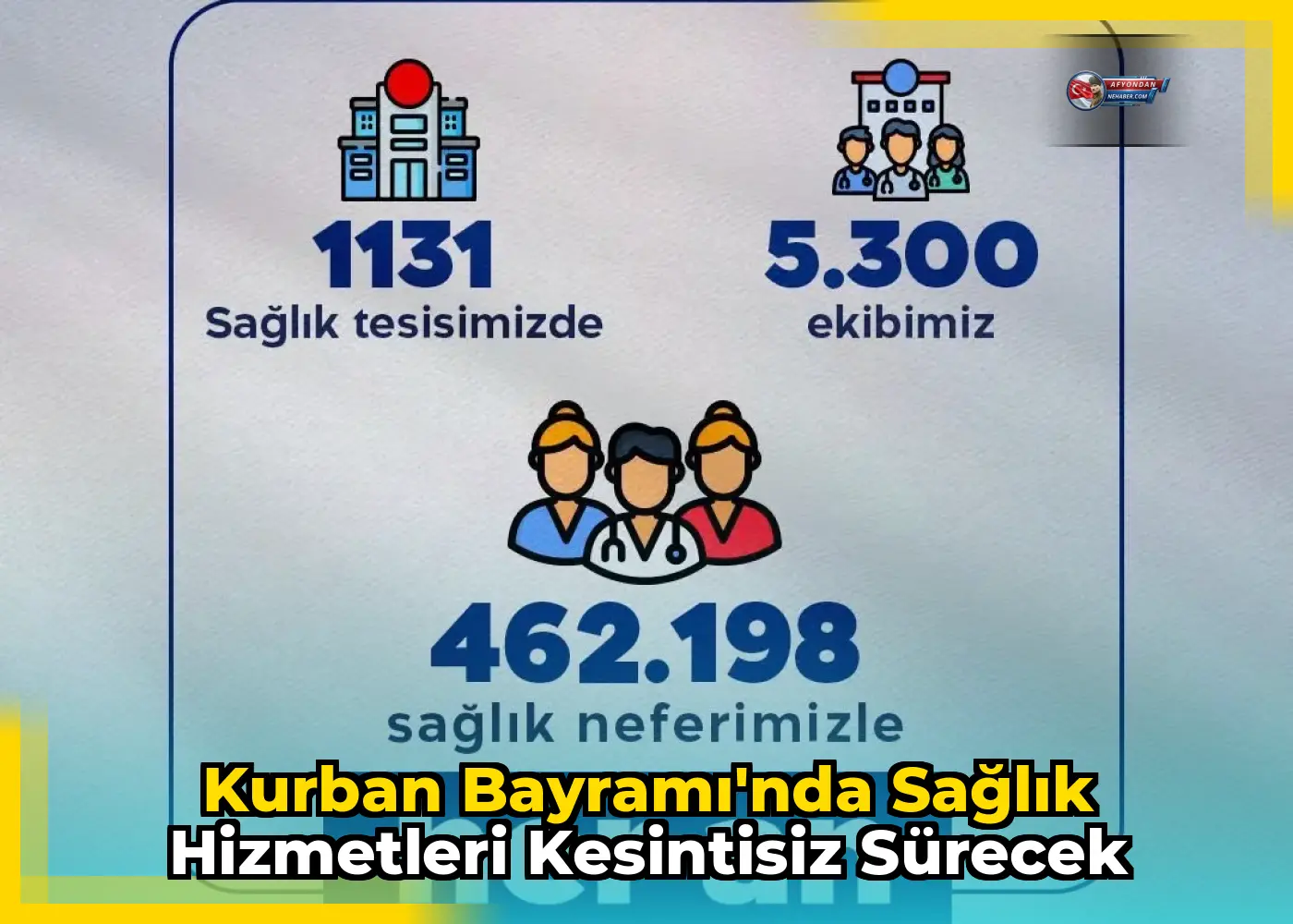 Kurban Bayramı'nda sağlık hizmetleri kesintisiz sürecek