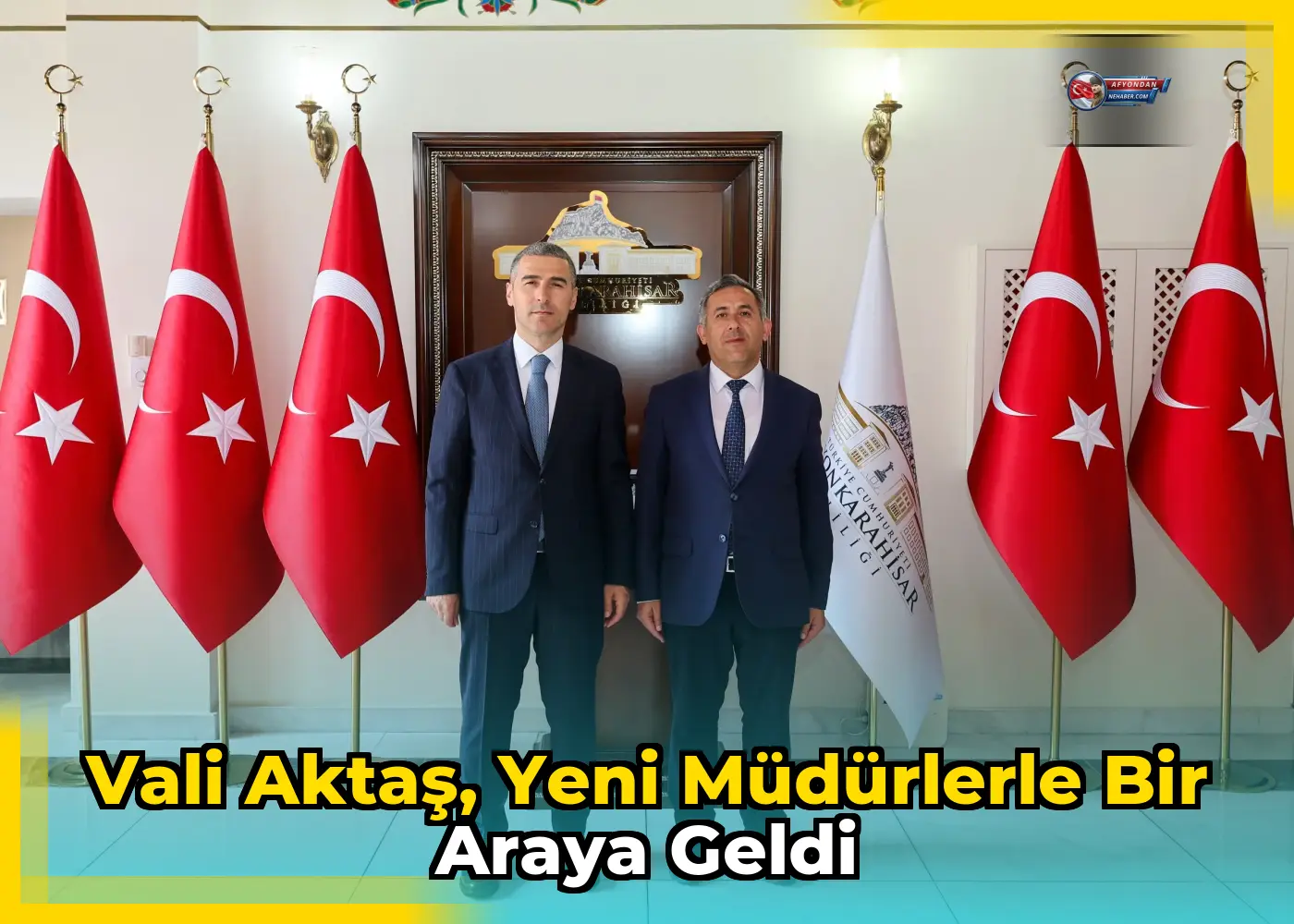 Vali Aktaş, yeni müdürlerle bir araya geldi