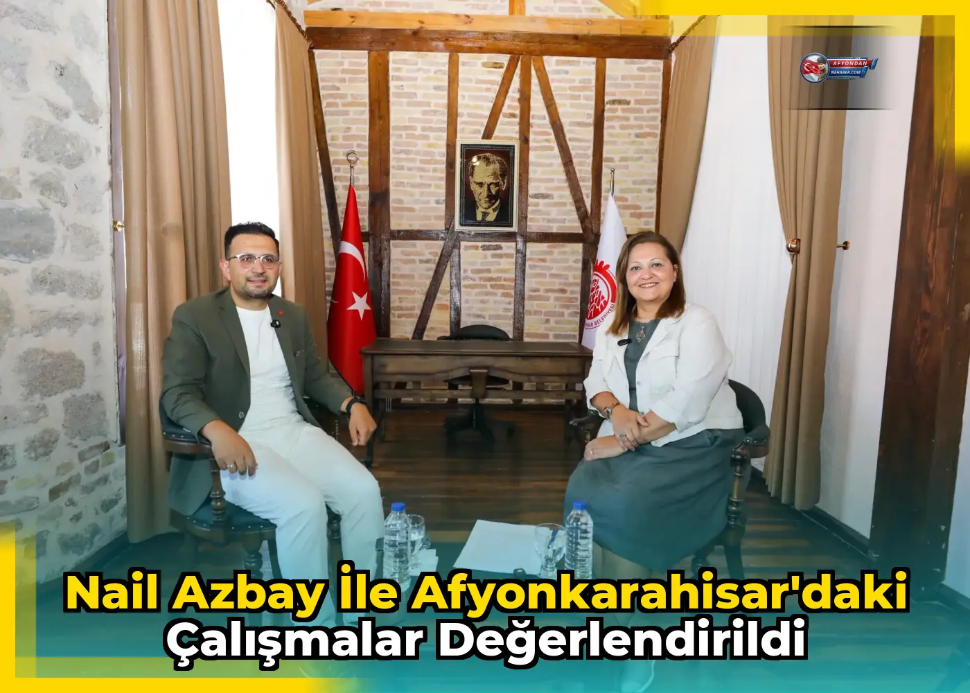 Nail Azbay ile Afyonkarahisar'daki çalışmalar değerlendirildi