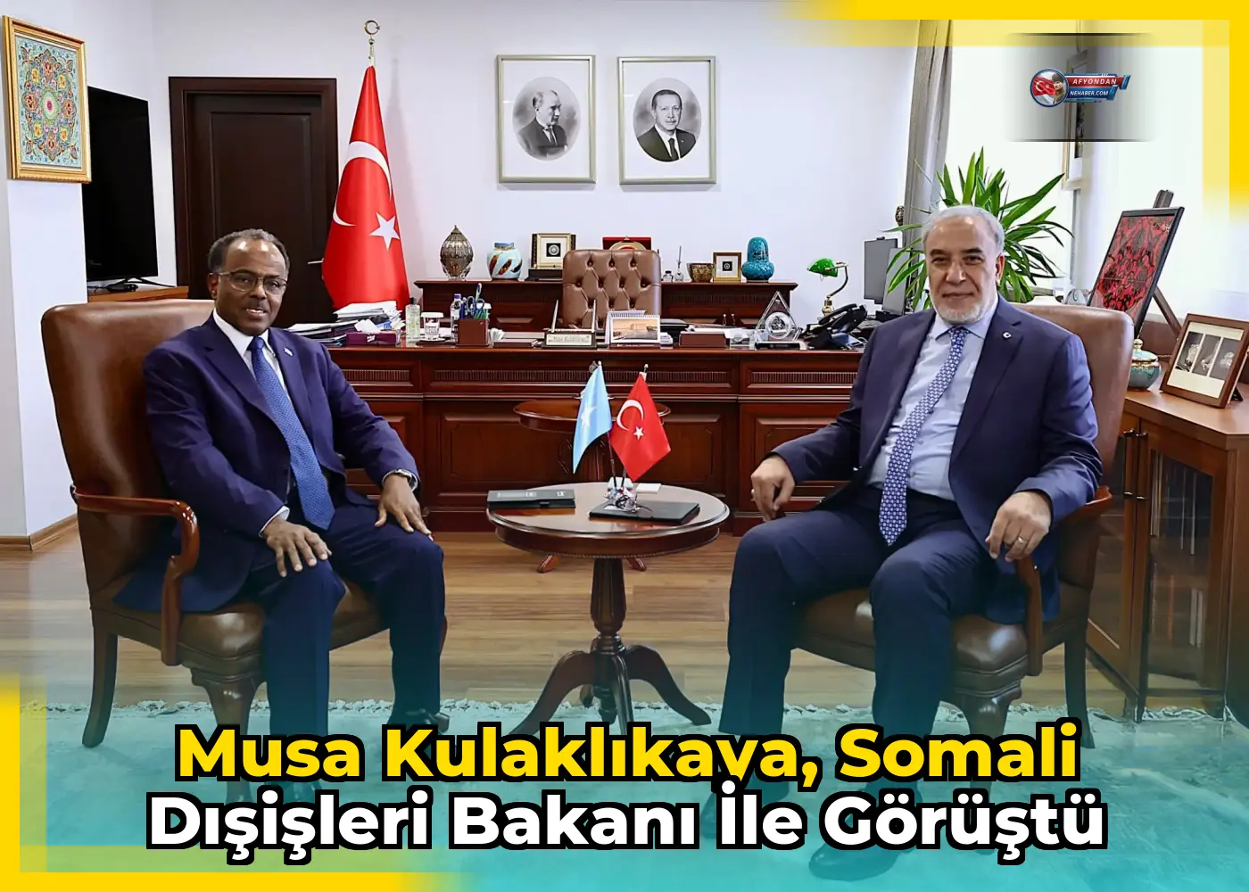 Musa Kulaklıkaya, Somali Dışişleri Bakanı ile görüştü