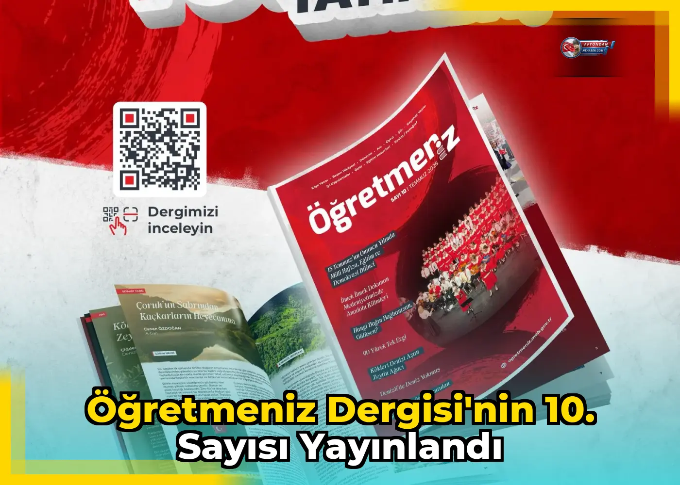 ÖğretmenİZ Dergisi'nin 10. Sayısı Yayınlandı
