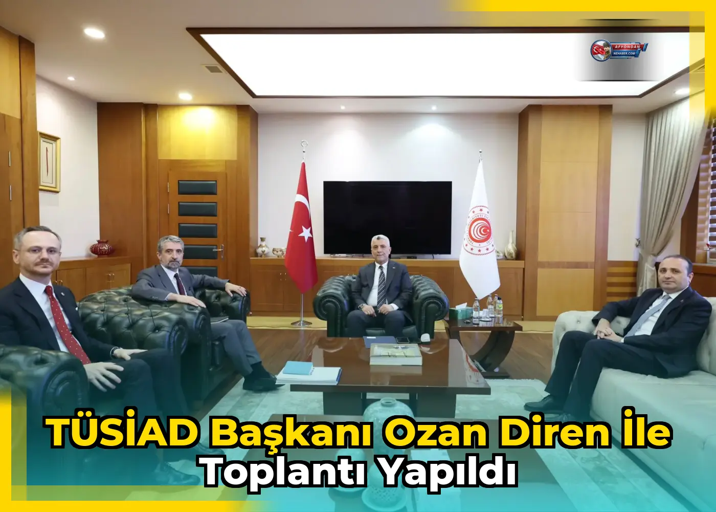 TÜSİAD Başkanı Ozan Diren ile toplantı yapıldı