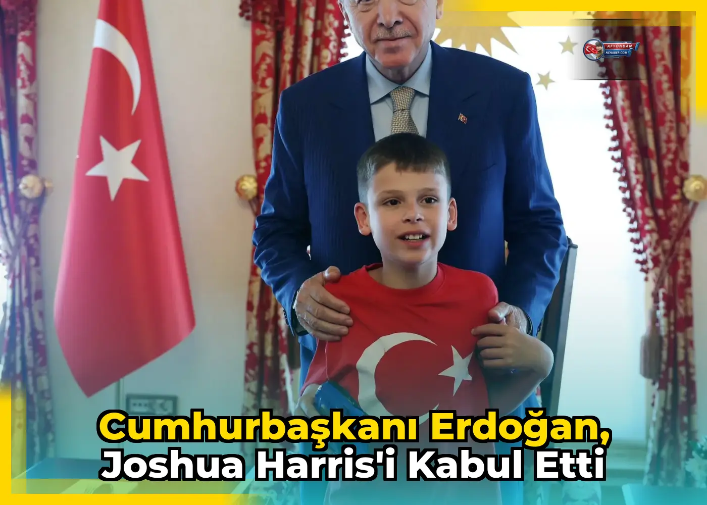 Cumhurbaşkanı Erdoğan, Joshua Harris'i kabul etti