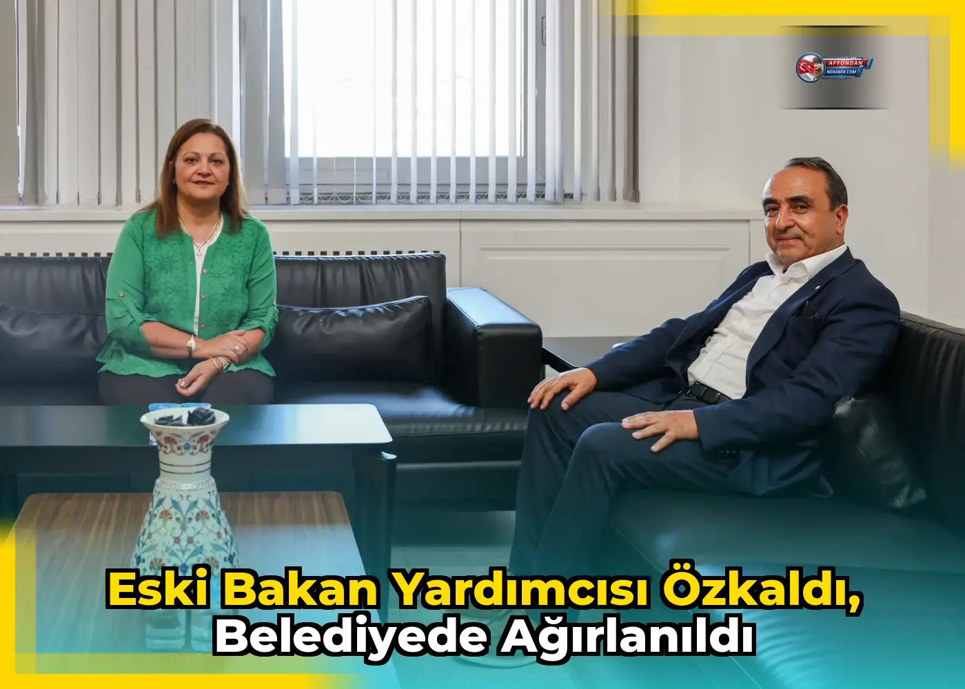 Eski Bakan Yardımcısı Özkaldı, Belediyede Ağırlanıldı