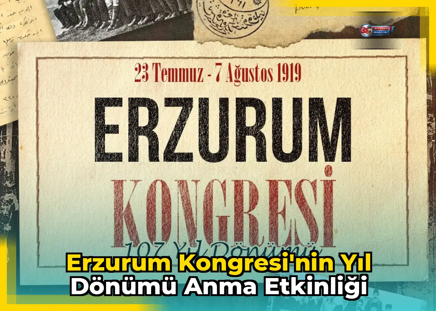 Erzurum Kongresi'nin yıl dönümü anma etkinliği