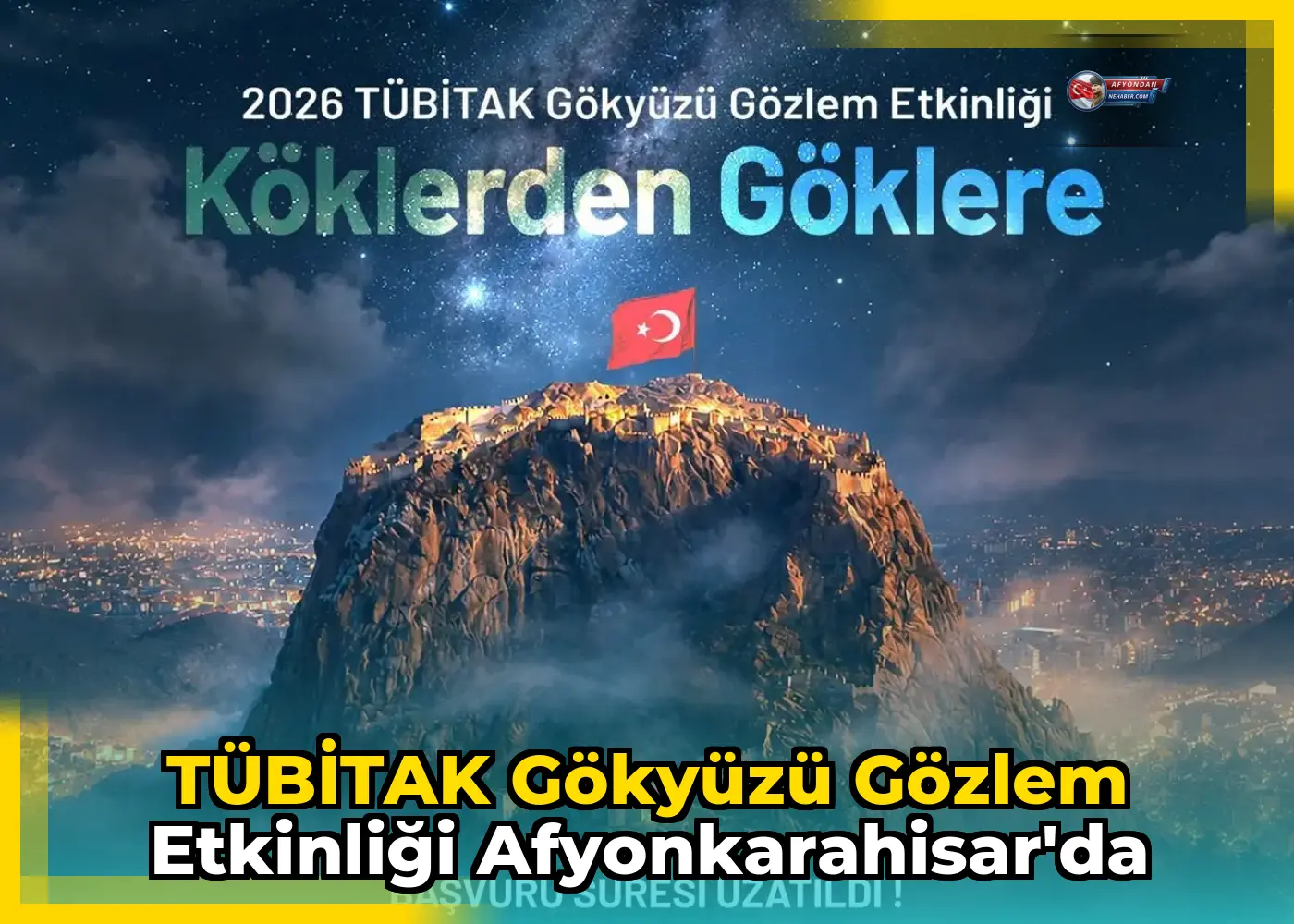 TÜBİTAK Gökyüzü Gözlem Etkinliği Afyonkarahisar'da