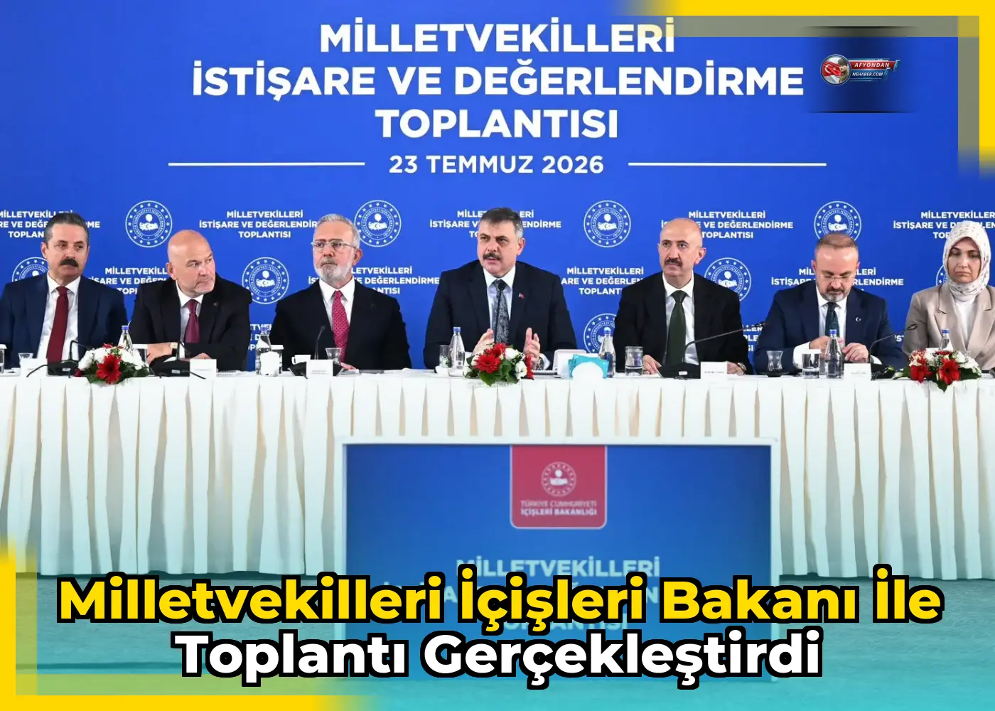 Milletvekilleri İçişleri Bakanı ile Toplantı Gerçekleştirdi