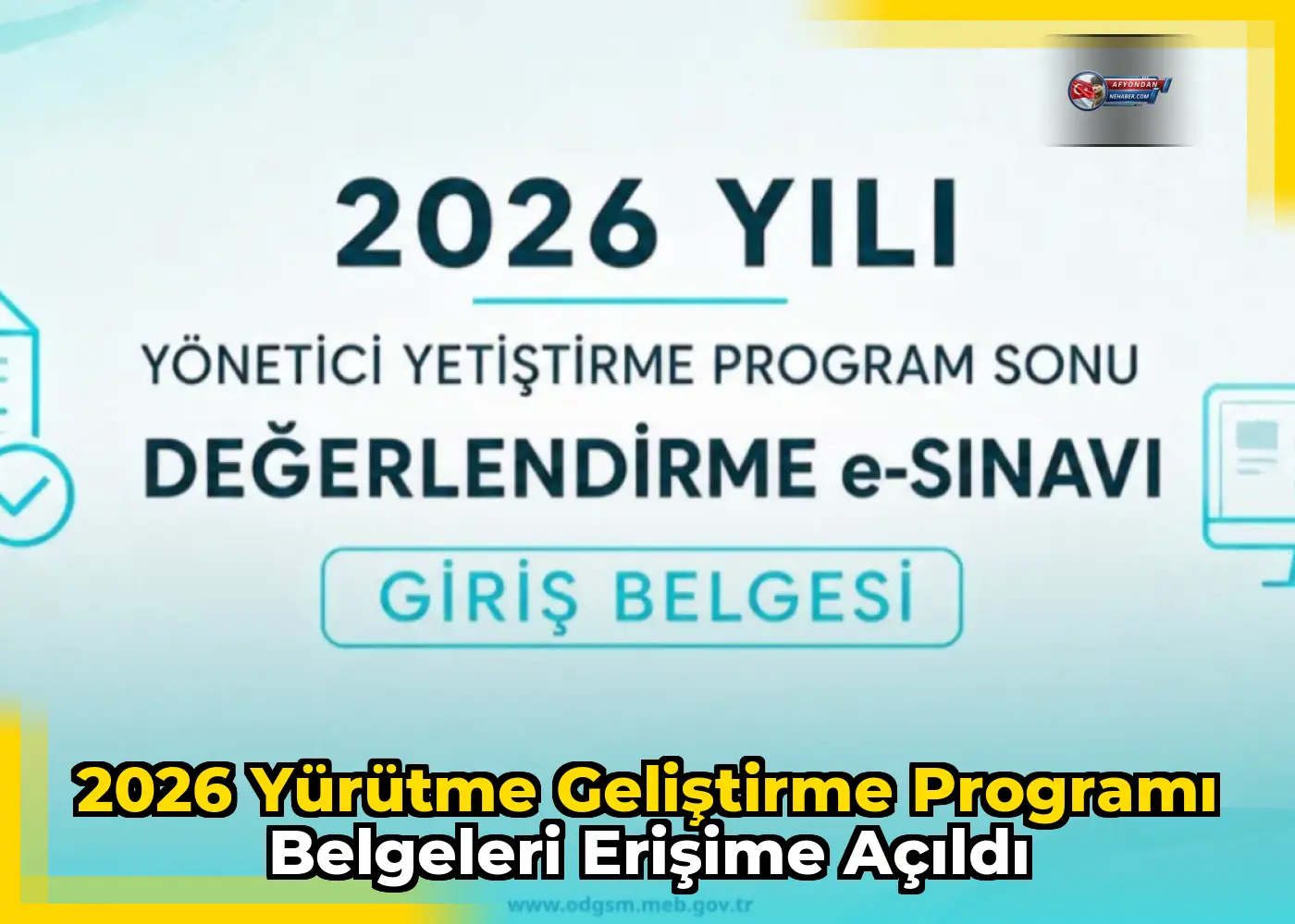 2026 Yürütme Geliştirme Programı belgeleri erişime açıldı