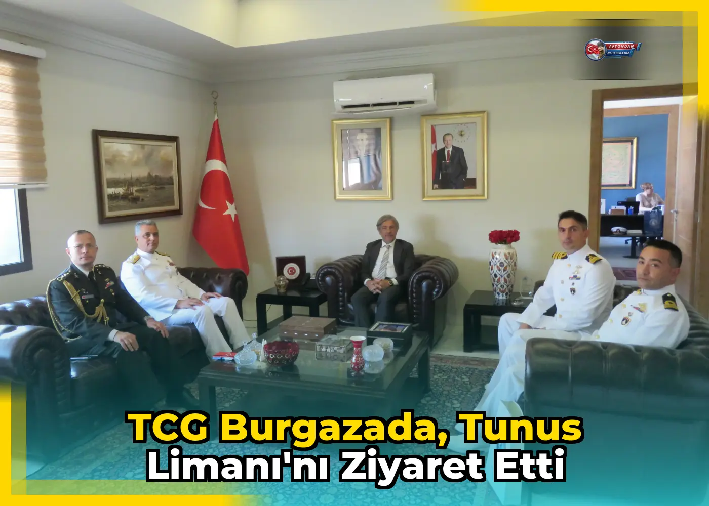 TCG Burgazada, Tunus Limanı'nı Ziyaret Etti