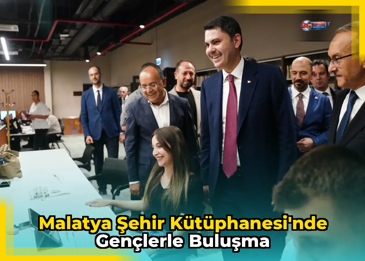 Malatya Şehir Kütüphanesi'nde gençlerle buluşma