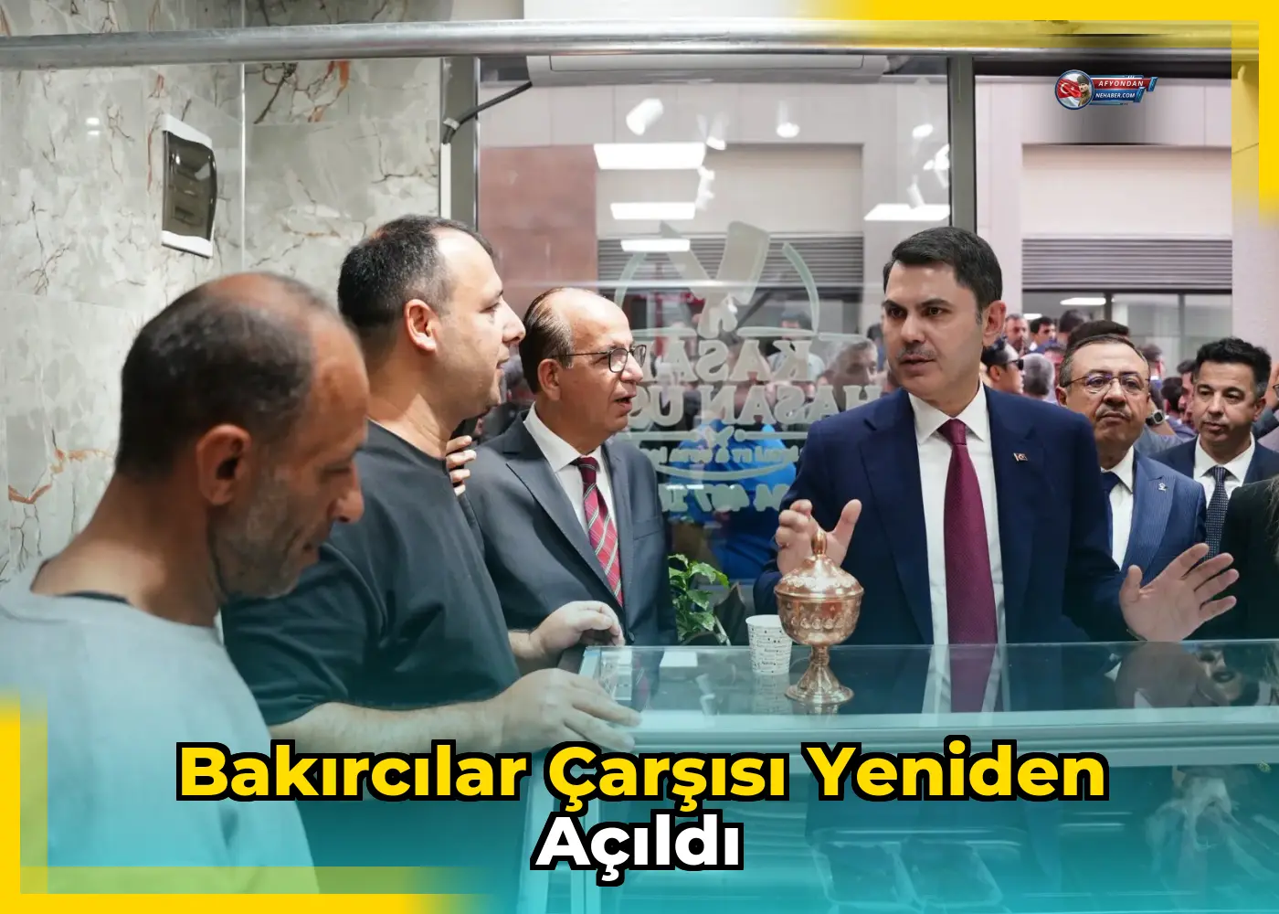 Bakırcılar Çarşısı yeniden açıldı