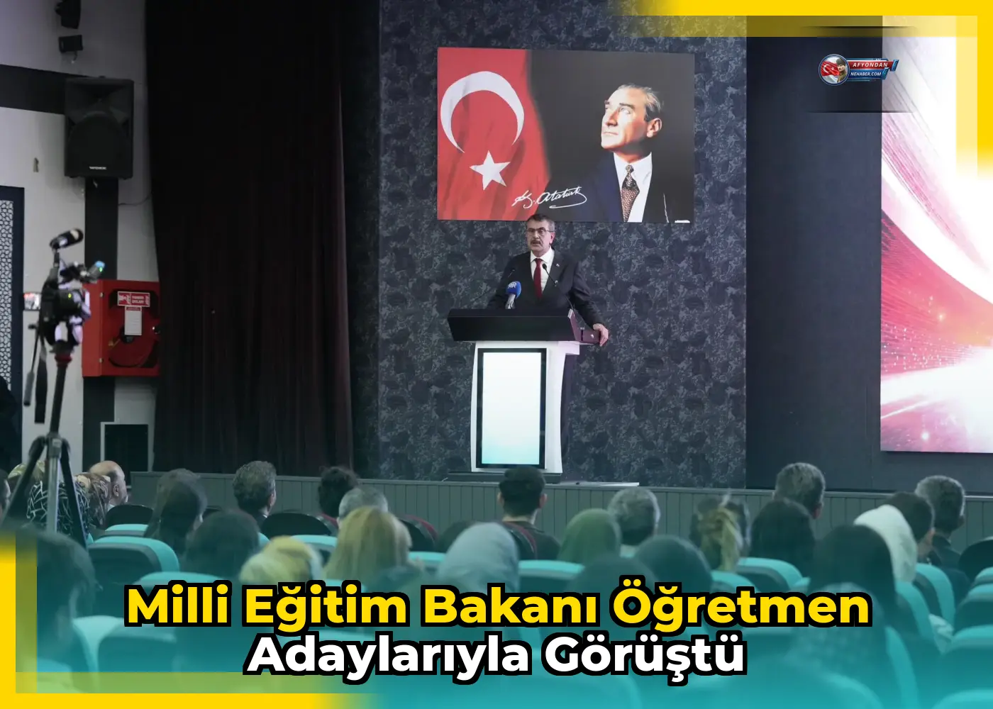 Milli Eğitim Bakanı Öğretmen Adaylarıyla Görüştü