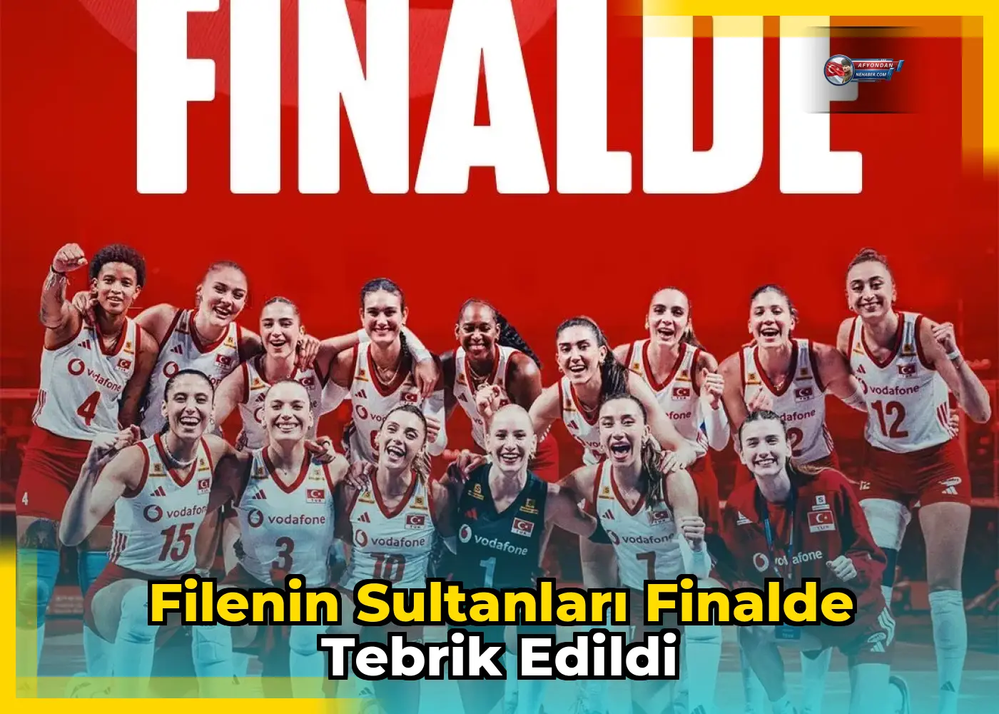 Filenin Sultanları finalde tebrik edildi