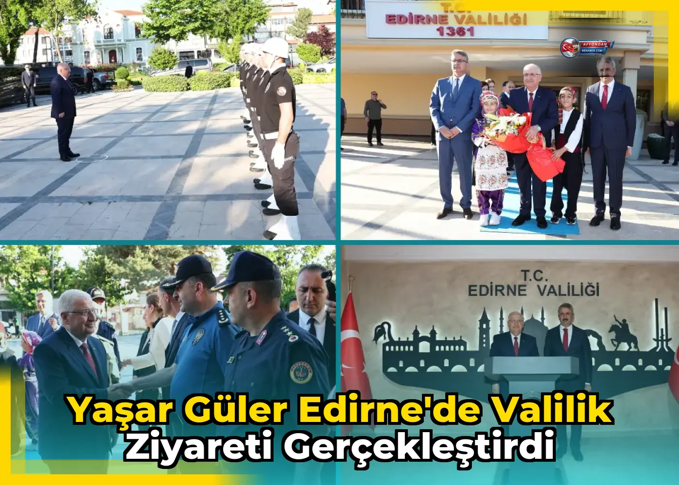 Yaşar Güler Edirne'de Valilik Ziyareti Gerçekleştirdi