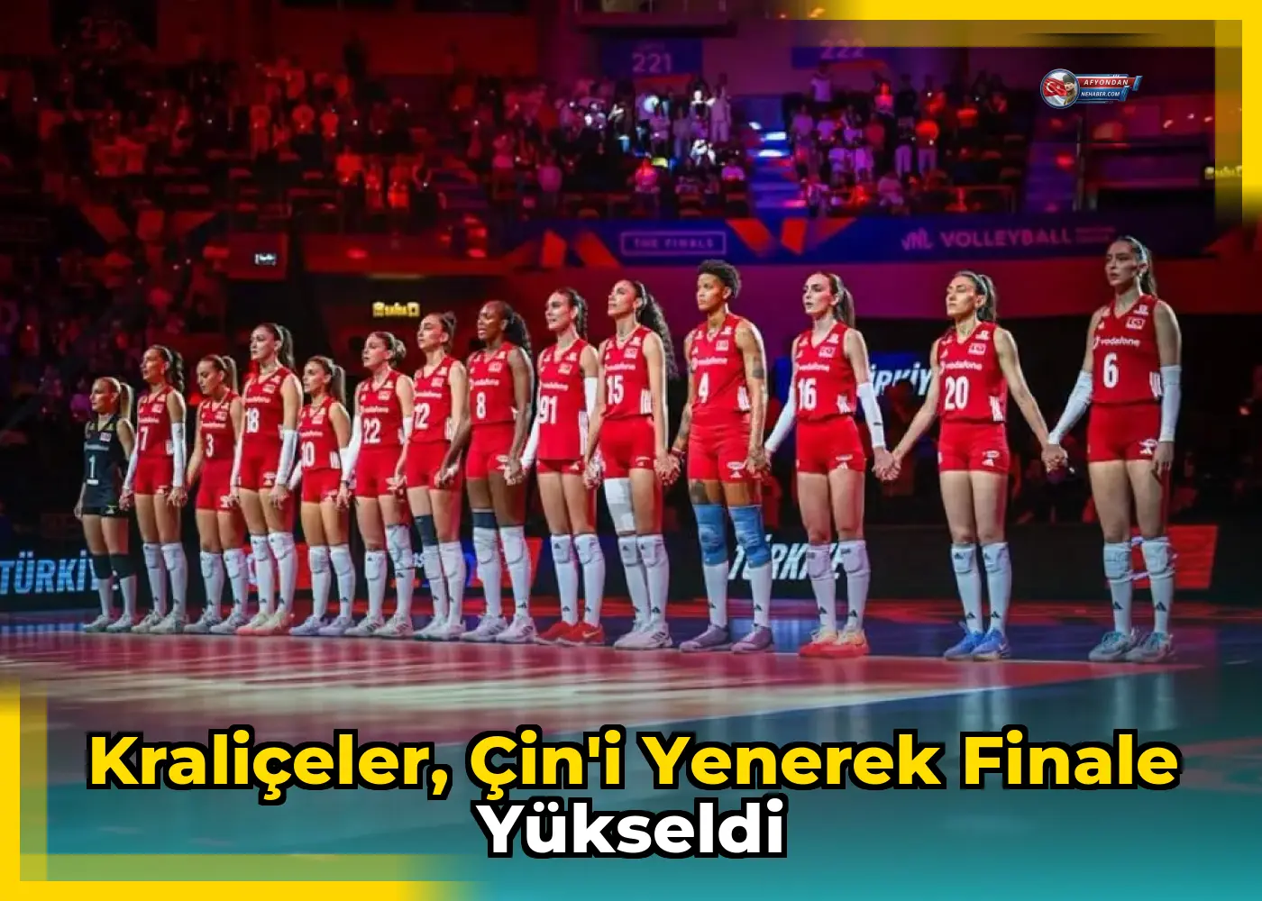 Kraliçeler, Çin'i yenerek finale yükseldi