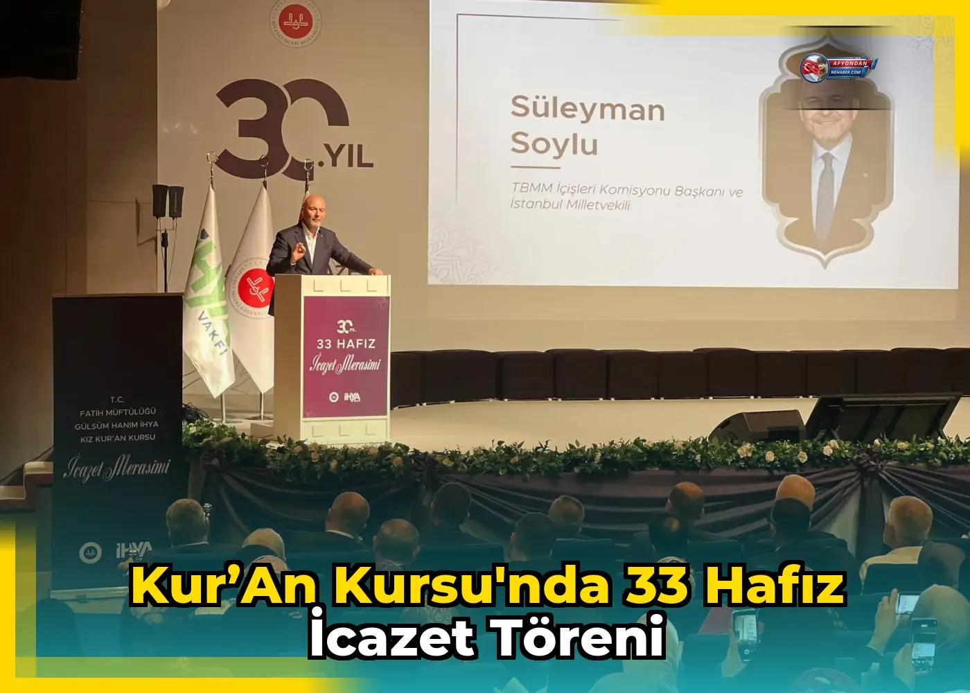Kur’an Kursu'nda 33 Hafız İcazet Töreni