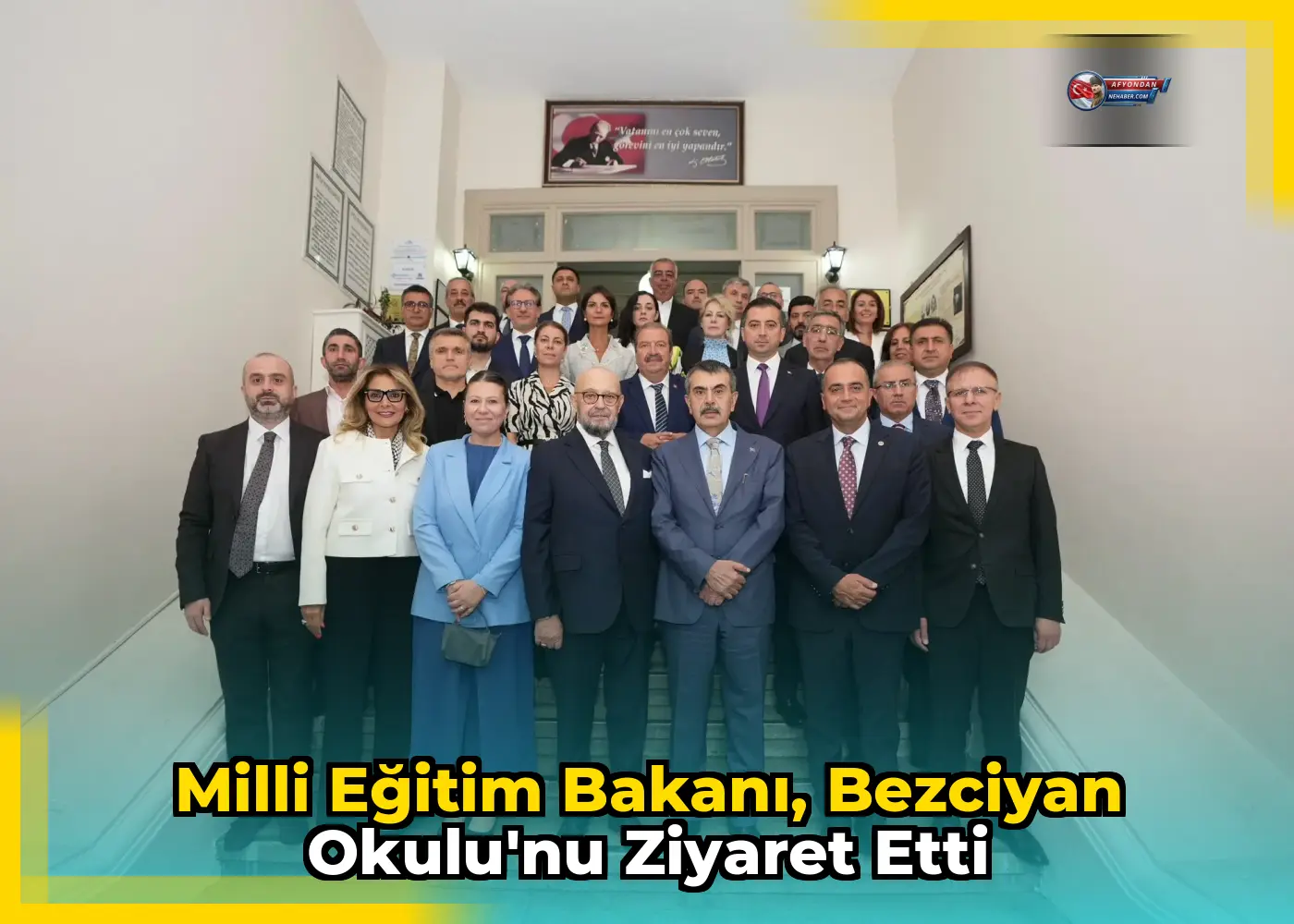 Milli Eğitim Bakanı, Bezciyan Okulu'nu Ziyaret Etti