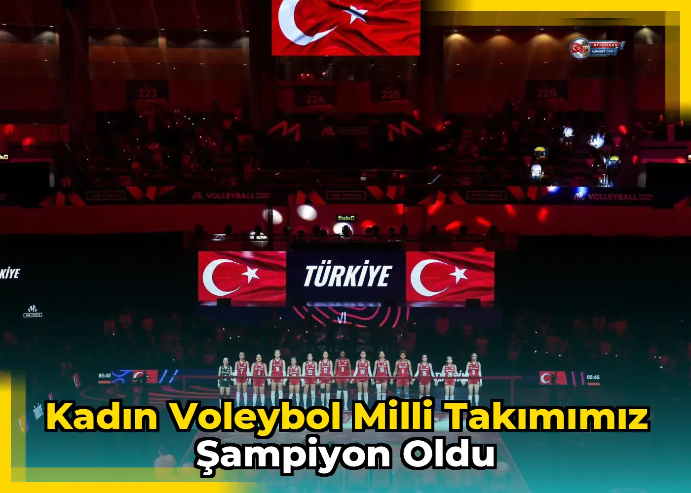 Kadın Voleybol Milli Takımımız Şampiyon Oldu