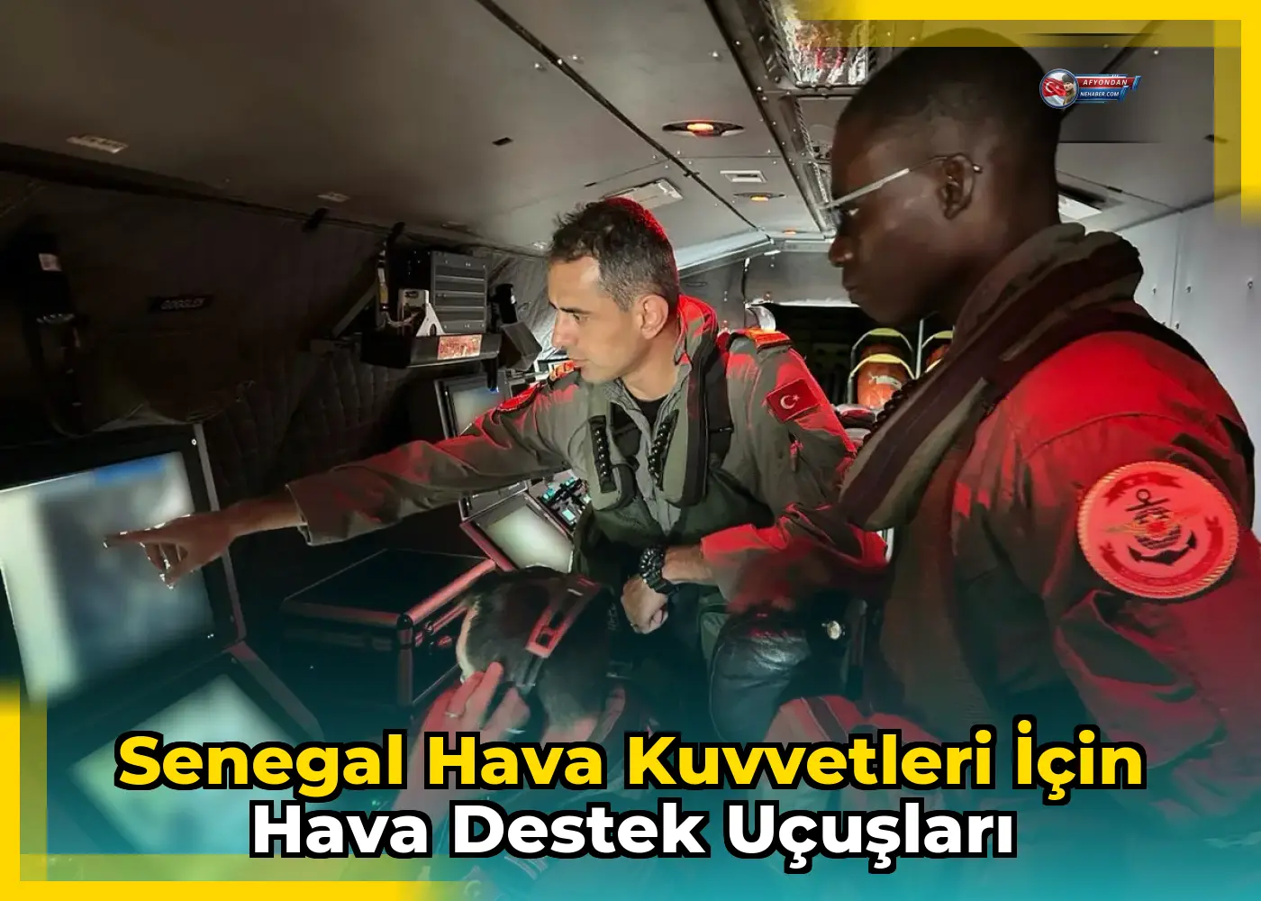 Senegal Hava Kuvvetleri için hava destek uçuşları