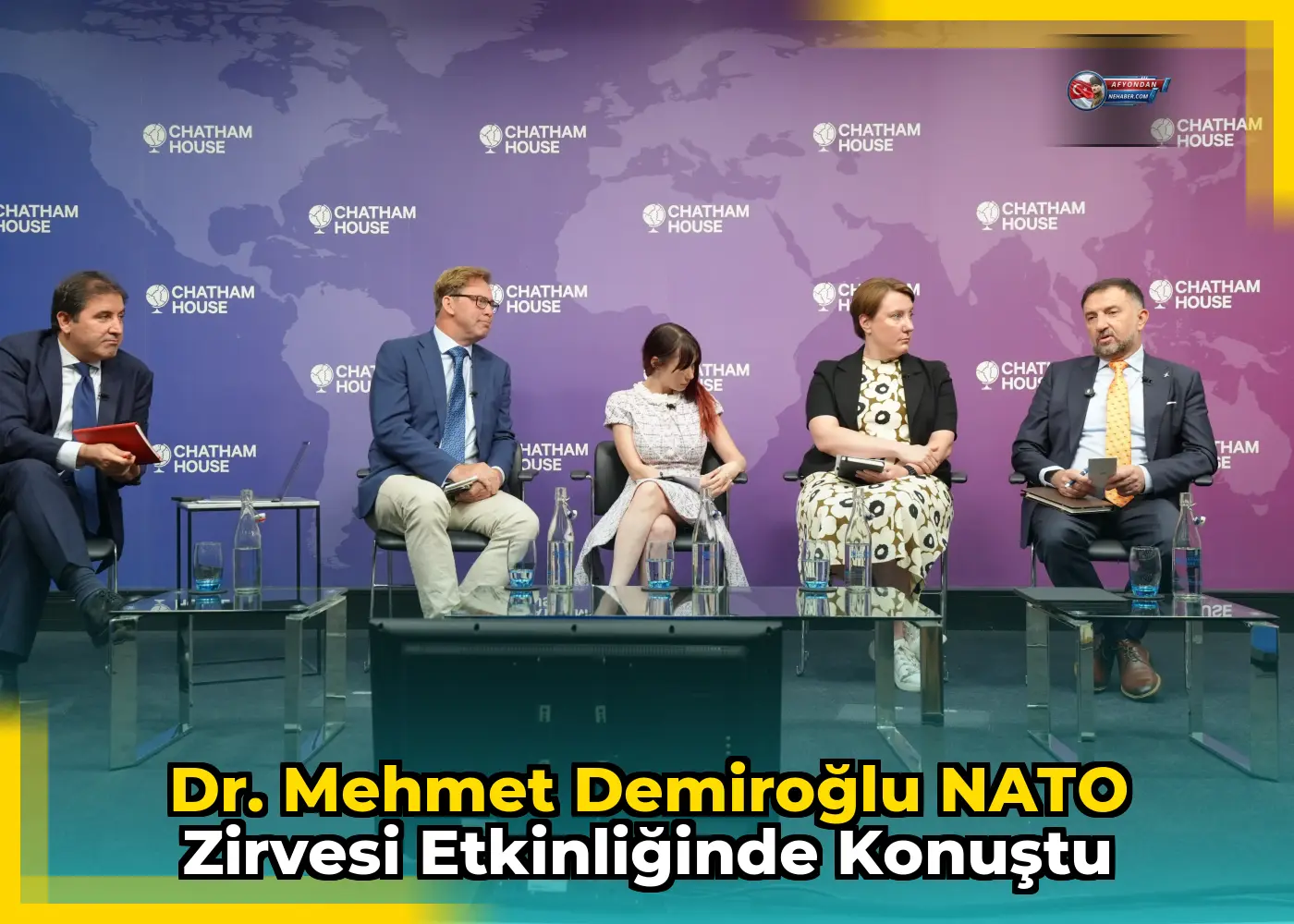 Dr. Mehmet Demiroğlu NATO Zirvesi Etkinliğinde Konuştu