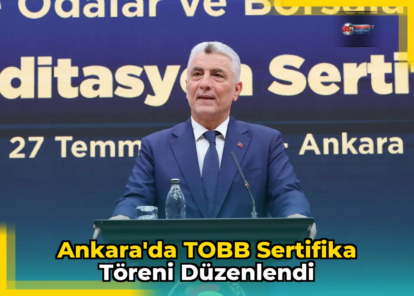 Ankara'da TOBB Sertifika Töreni Düzenlendi