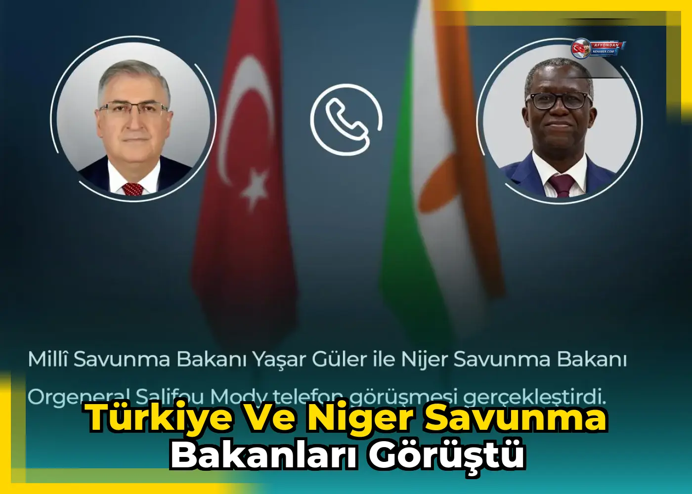 Türkiye ve Niger Savunma Bakanları görüştü