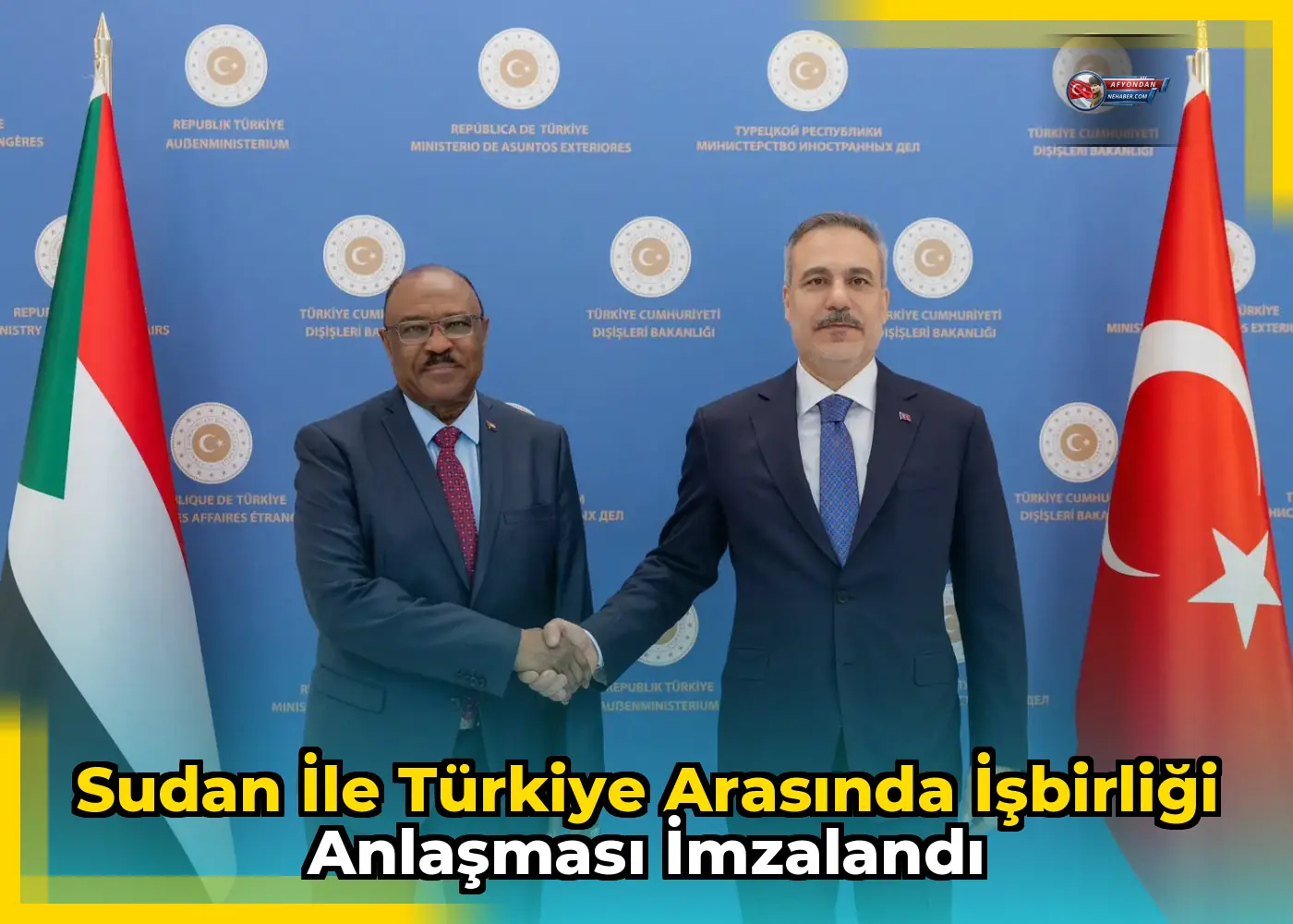 Sudan ile Türkiye arasında işbirliği anlaşması imzalandı
