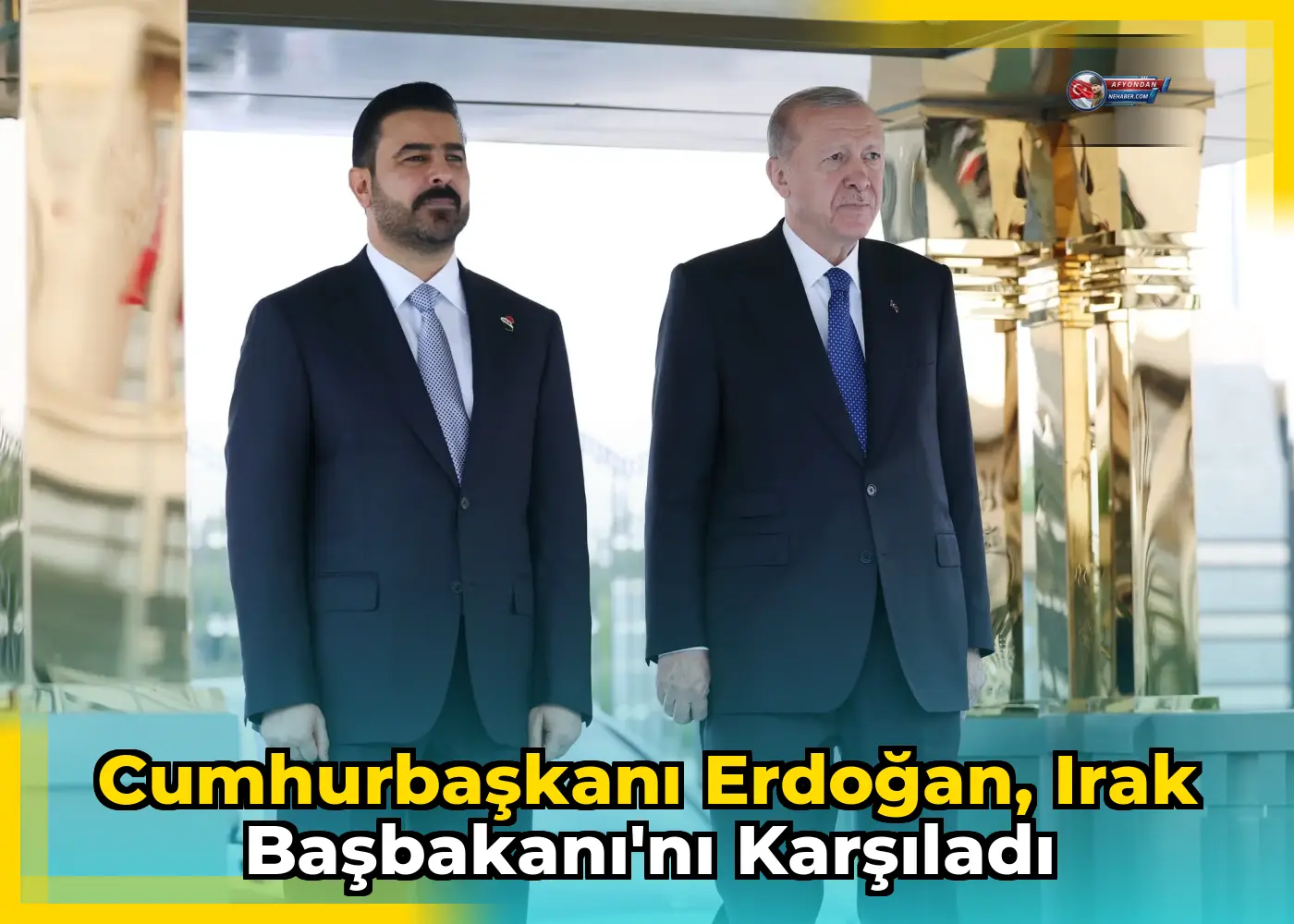 Cumhurbaşkanı Erdoğan, Irak Başbakanı'nı karşıladı