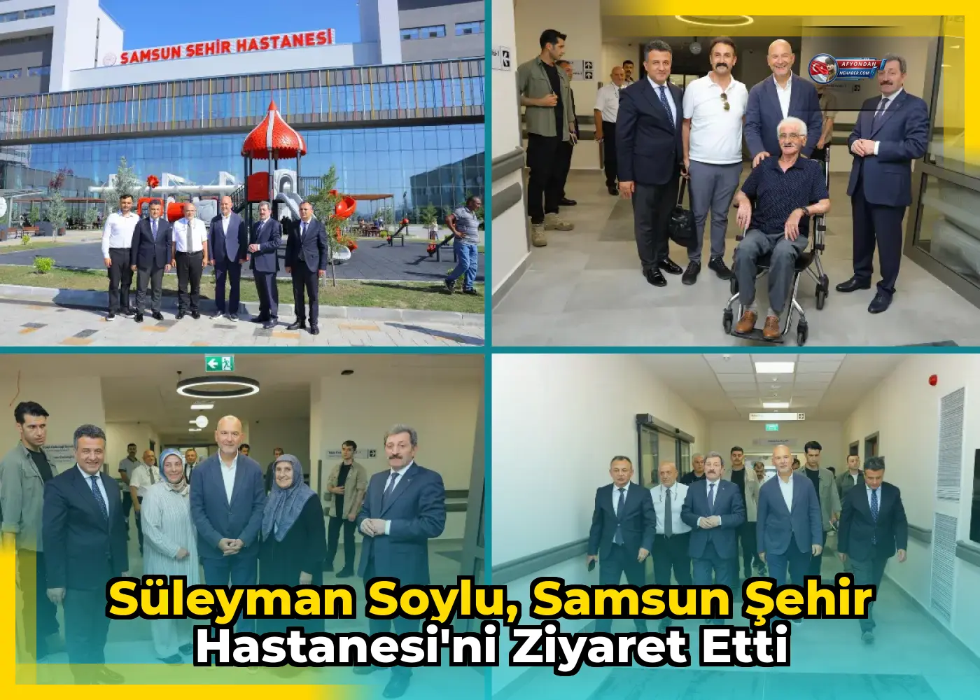 Süleyman Soylu, Samsun Şehir Hastanesi'ni ziyaret etti