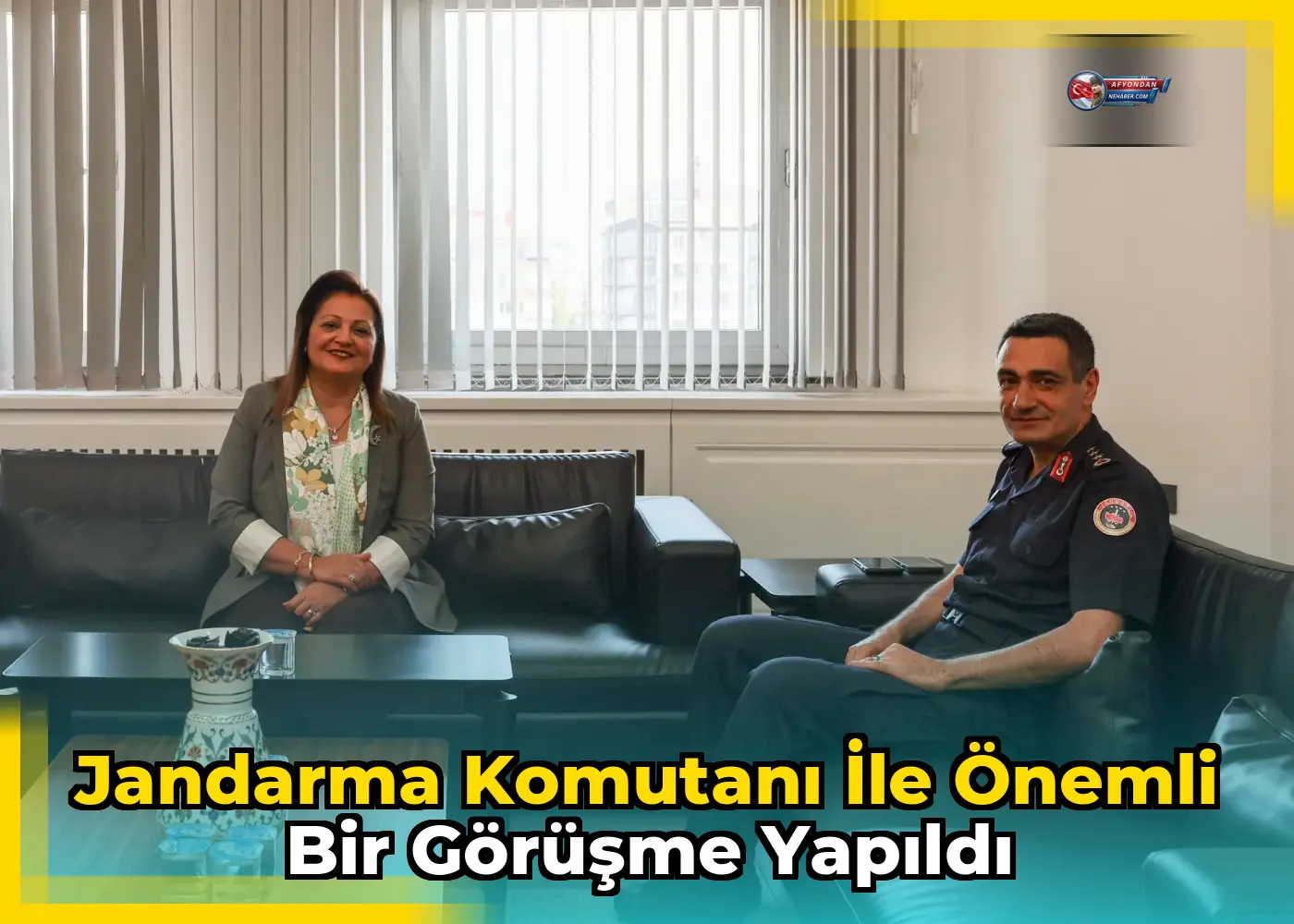 Jandarma Komutanı ile önemli bir görüşme yapıldı