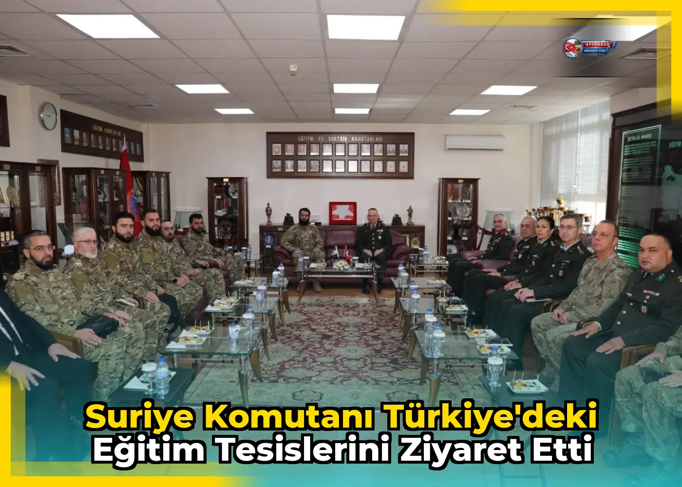 Suriye Komutanı Türkiye'deki Eğitim Tesislerini Ziyaret Etti
