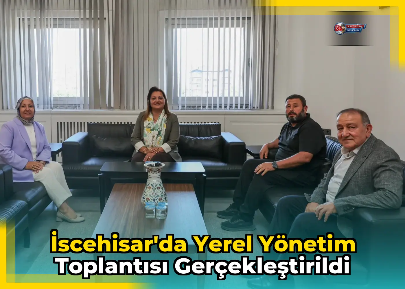 İscehisar'da Yerel Yönetim Toplantısı Gerçekleştirildi
