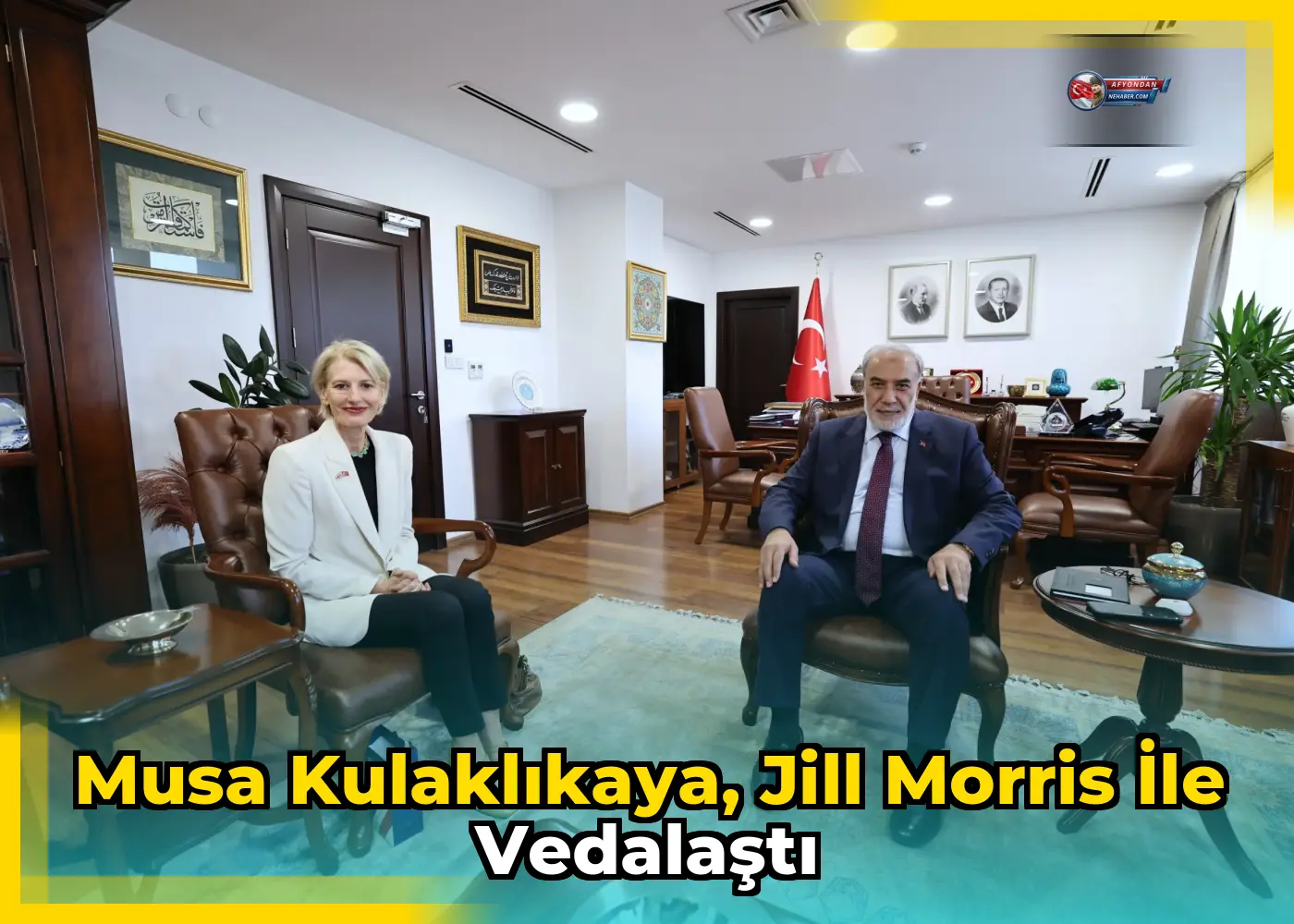 Musa Kulaklıkaya, Jill Morris ile vedalaştı