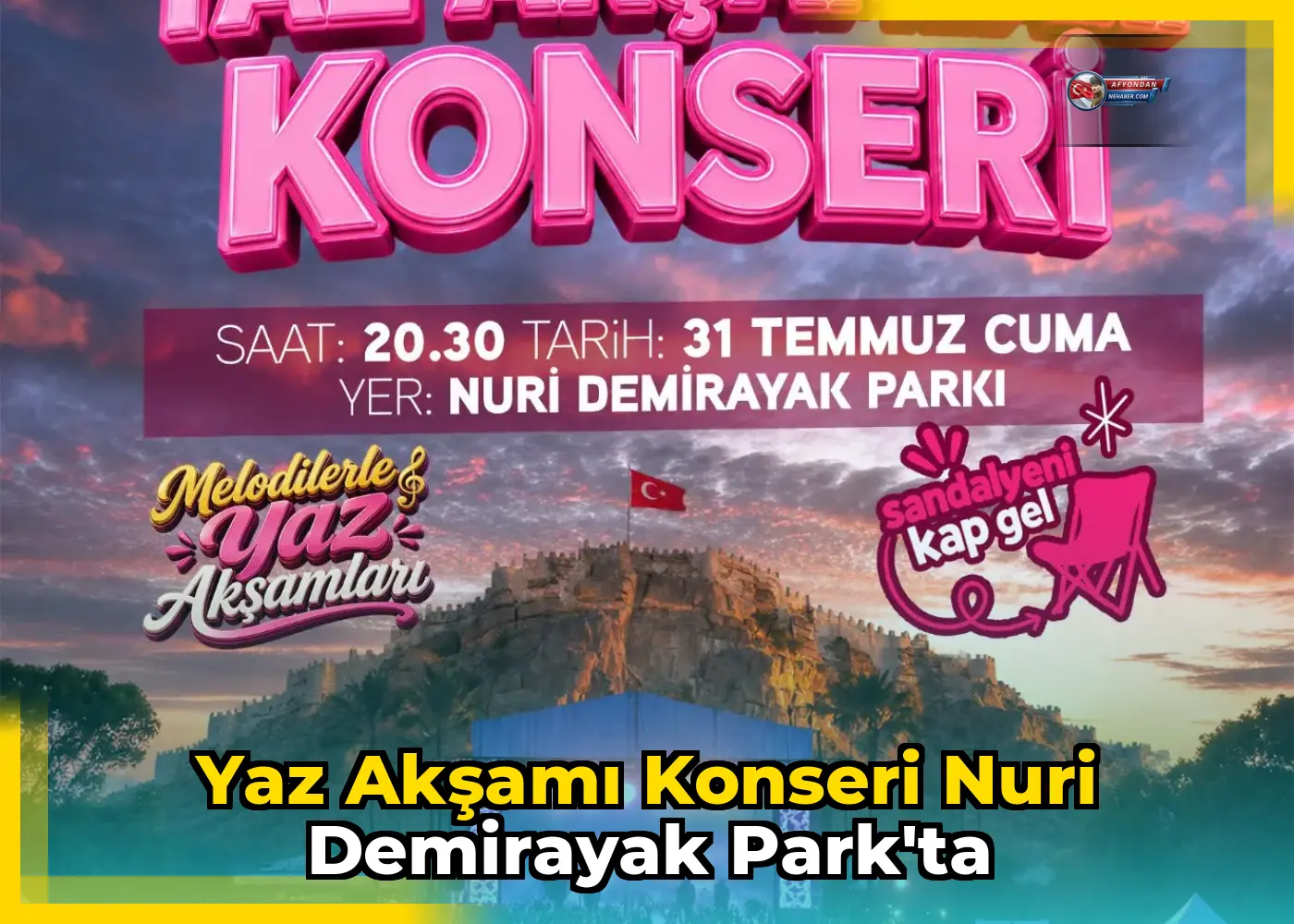 Yaz Akşamı Konseri Nuri Demirayak Park'ta
