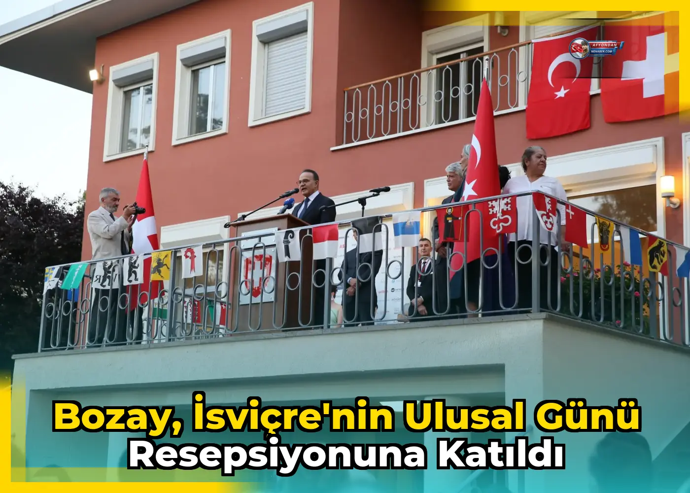 Bozay, İsviçre'nin Ulusal Günü resepsiyonuna katıldı