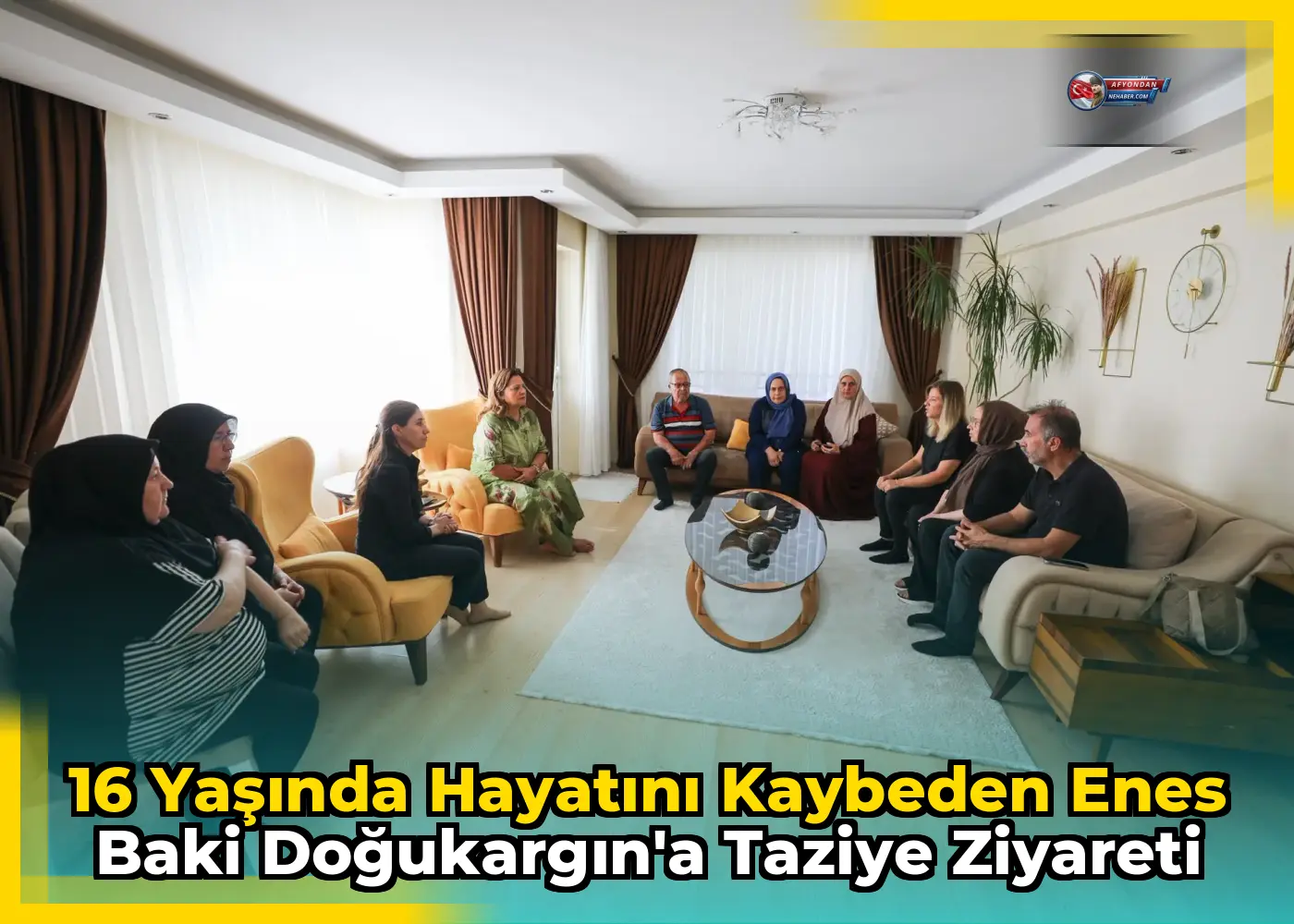 16 yaşında hayatını kaybeden Enes Baki Doğukargın'a taziye ziyareti