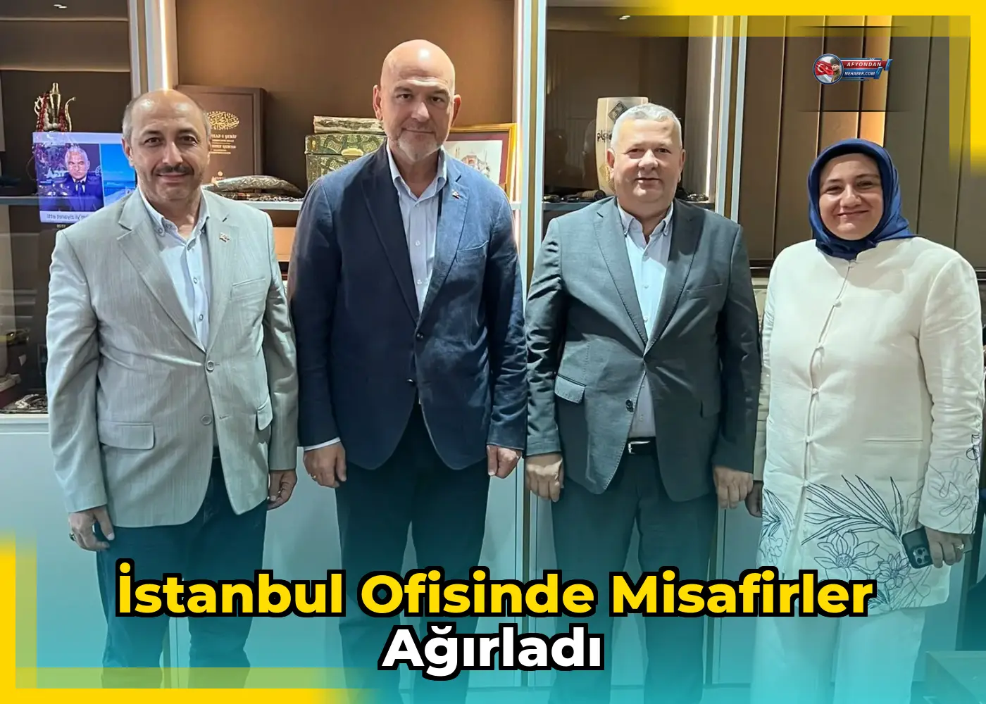 İstanbul ofisinde misafirler ağırladı