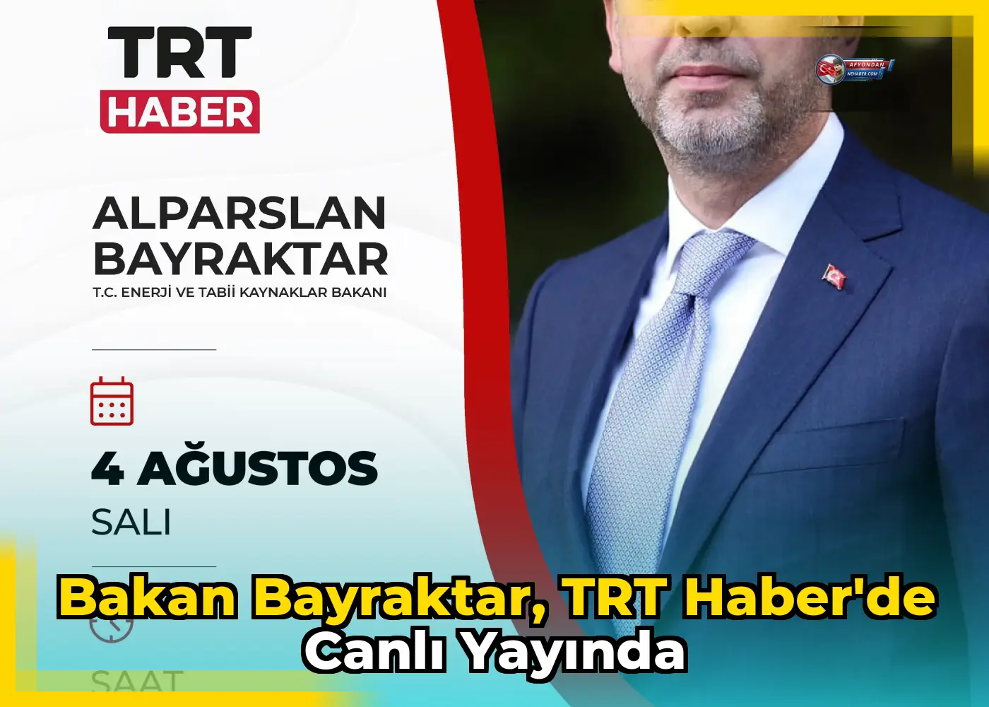 Bakan Bayraktar, TRT Haber'de canlı yayında