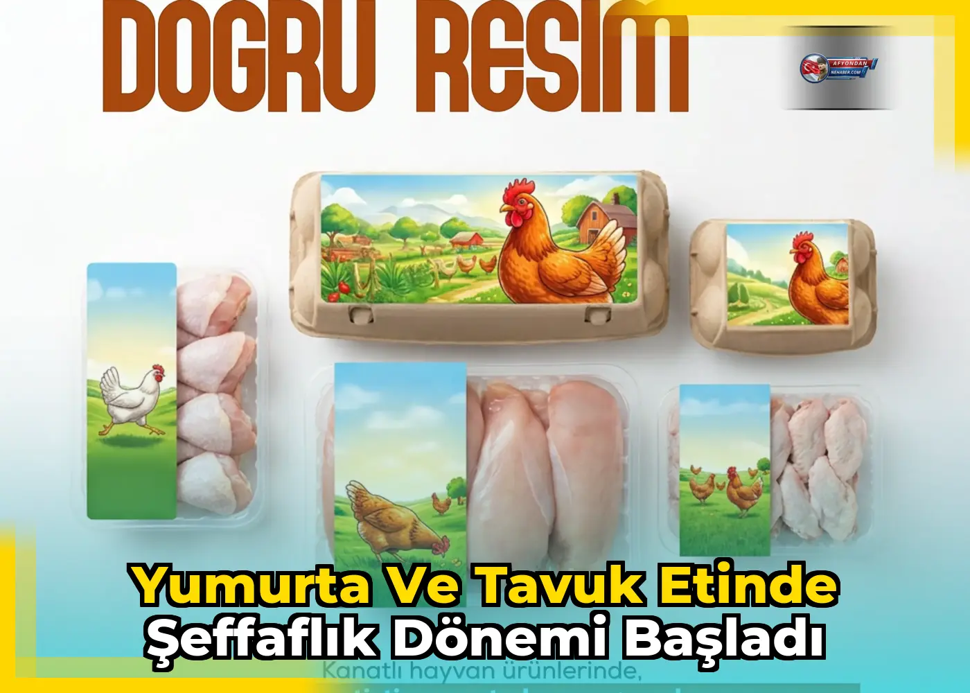 Yumurta ve tavuk etinde şeffaflık dönemi başladı