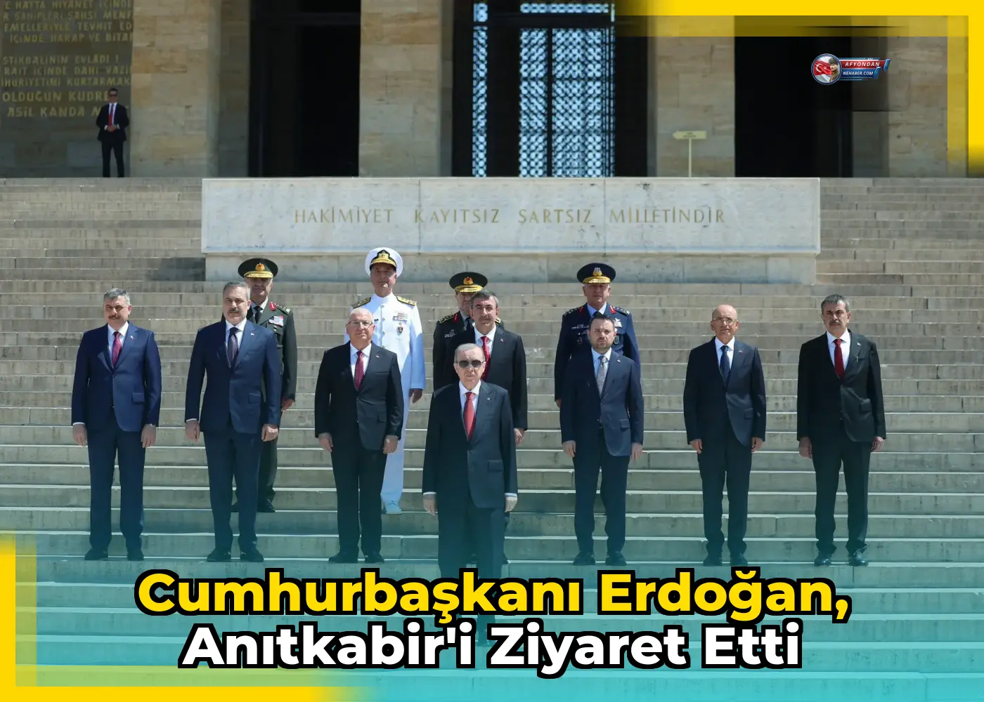 Cumhurbaşkanı Erdoğan, Anıtkabir'i ziyaret etti