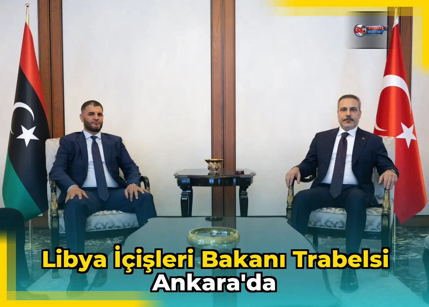 Libya İçişleri Bakanı Trabelsi Ankara'da