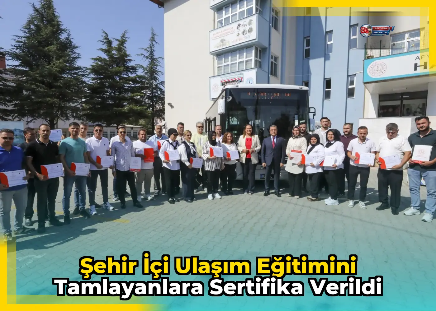 Şehir İçi Ulaşım Eğitimini Tamlayanlara Sertifika Verildi