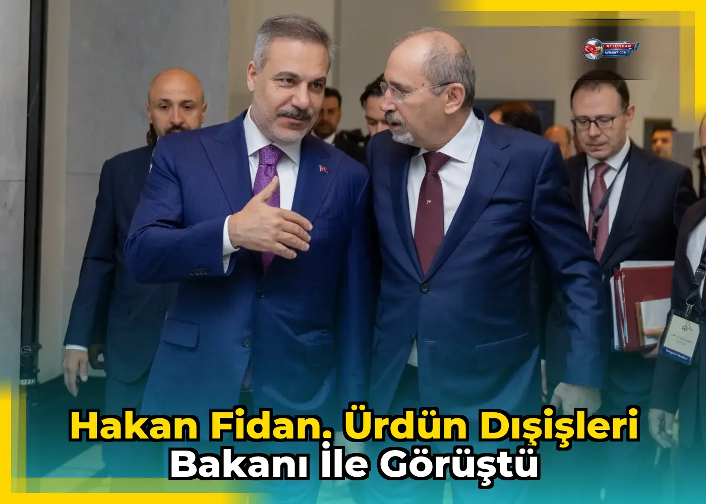 Hakan Fidan, Ürdün Dışişleri Bakanı ile görüştü