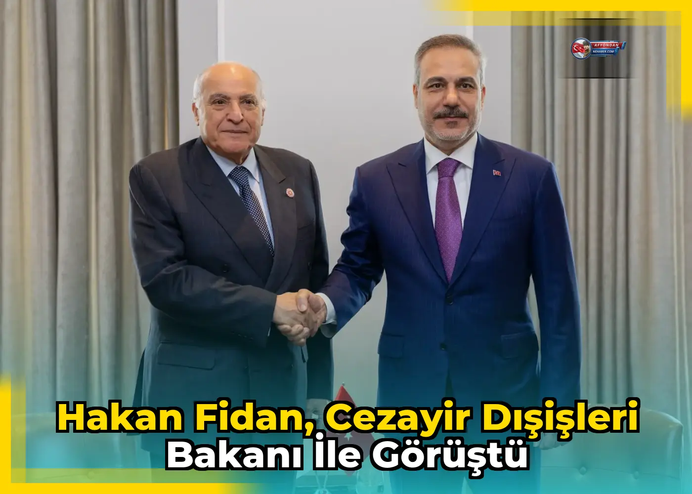 Hakan Fidan, Cezayir Dışişleri Bakanı ile görüştü