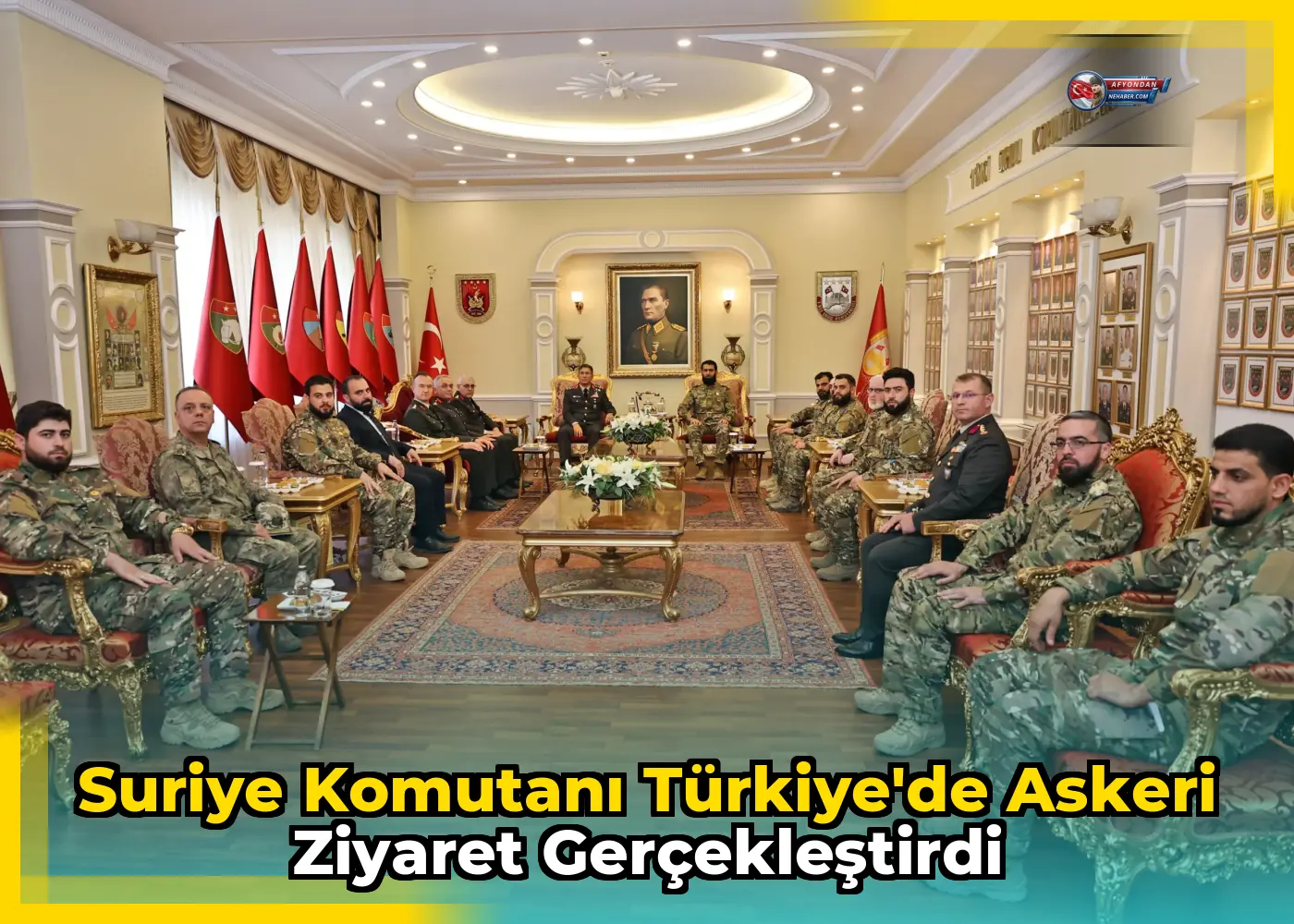 Suriye Komutanı Türkiye'de Askeri Ziyaret Gerçekleştirdi