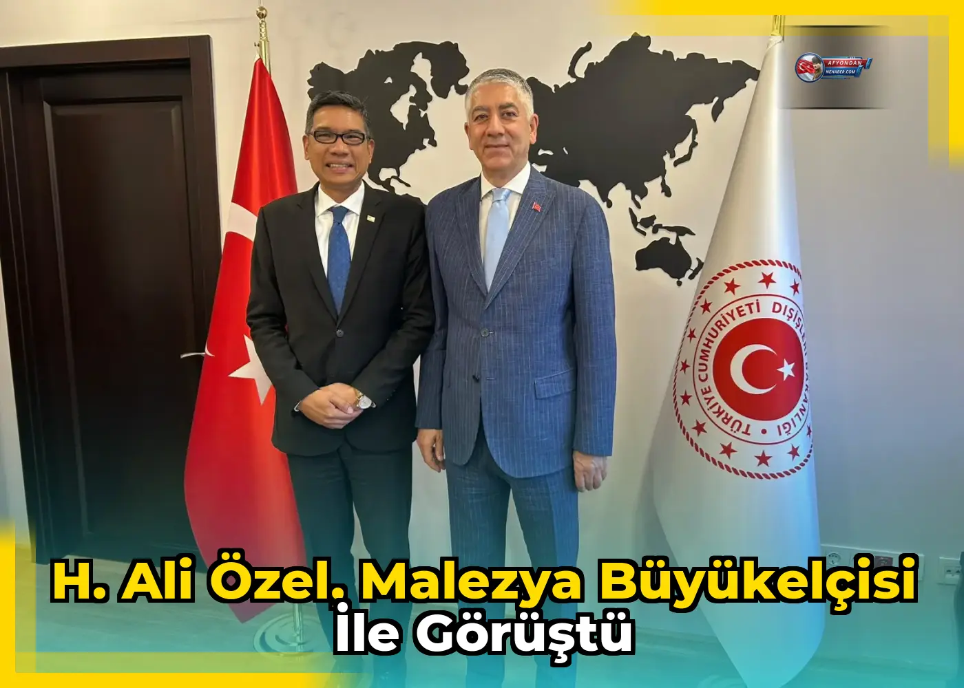 H. Ali Özel, Malezya Büyükelçisi ile görüştü