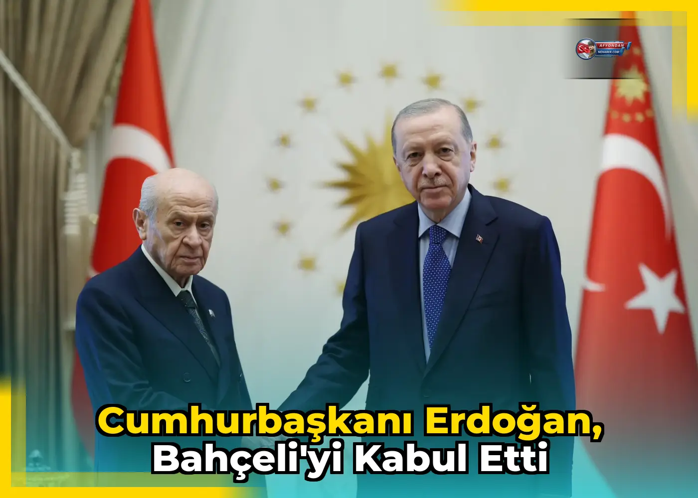 Cumhurbaşkanı Erdoğan, Bahçeli'yi kabul etti