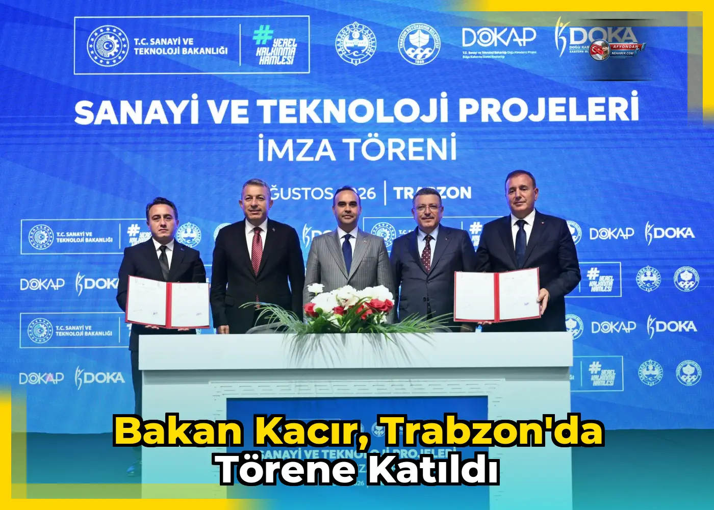 Bakan Kacır, Trabzon'da törene katıldı