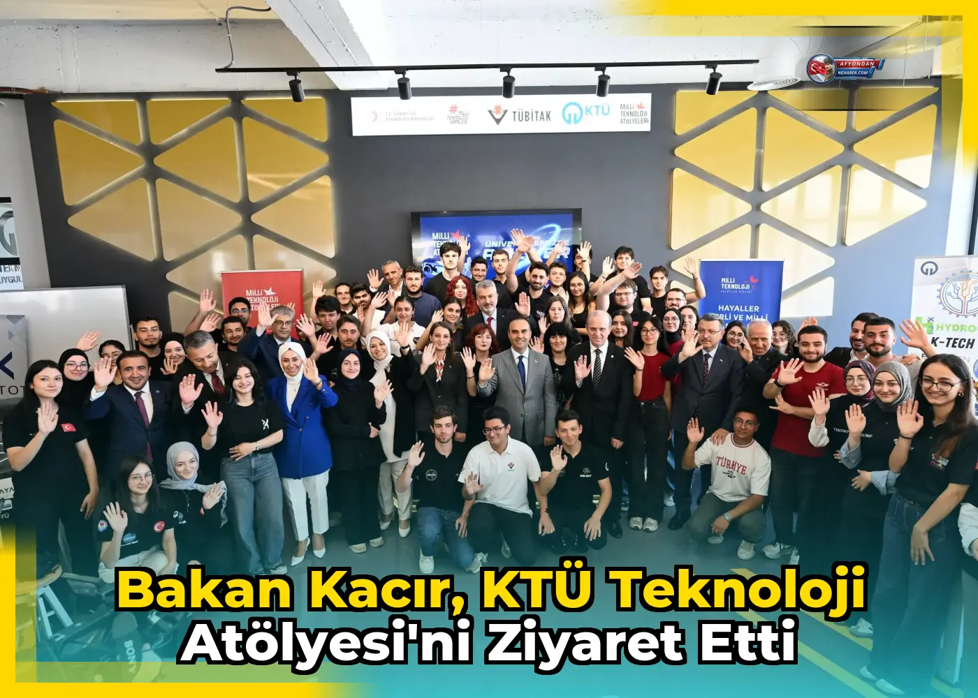 Bakan Kacır, KTÜ Teknoloji Atölyesi'ni Ziyaret Etti
